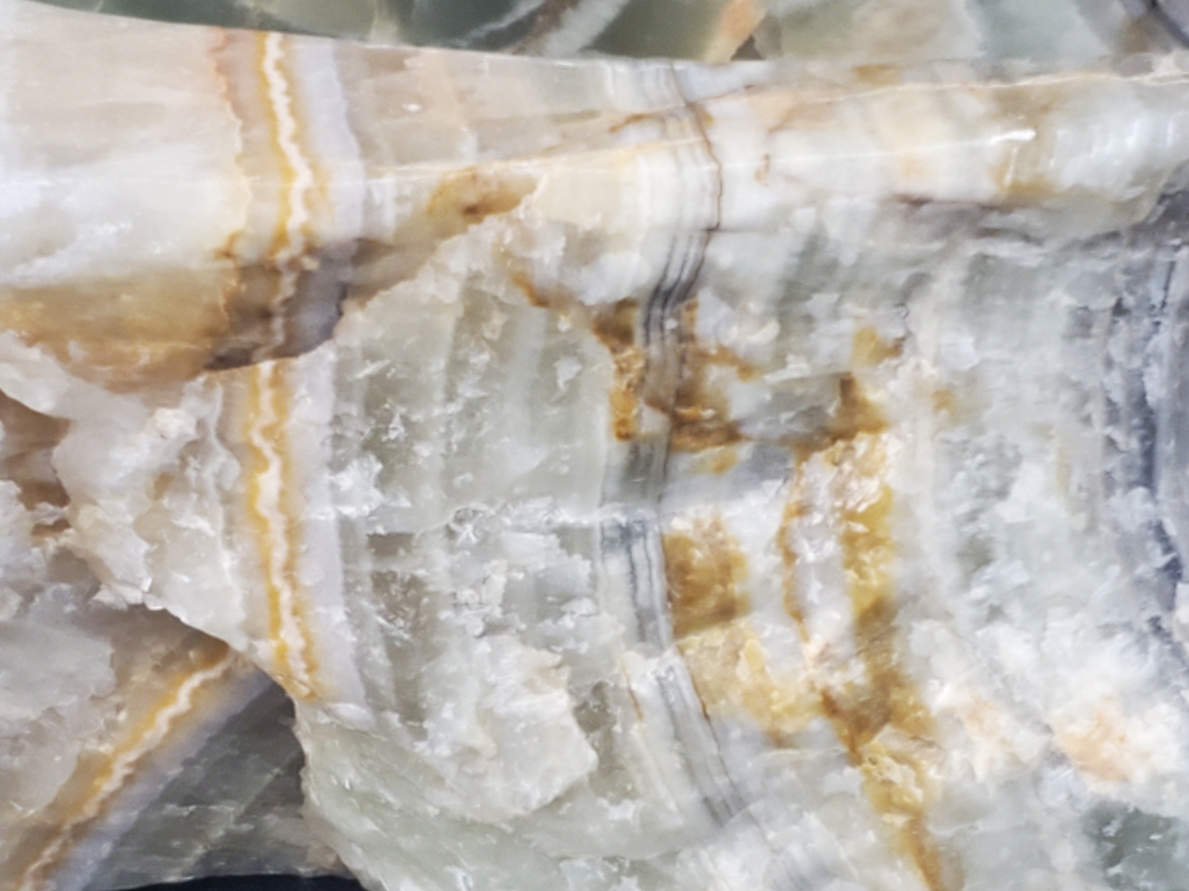 S25_12 Green Onyx Stone Vessel Bathroom Sink