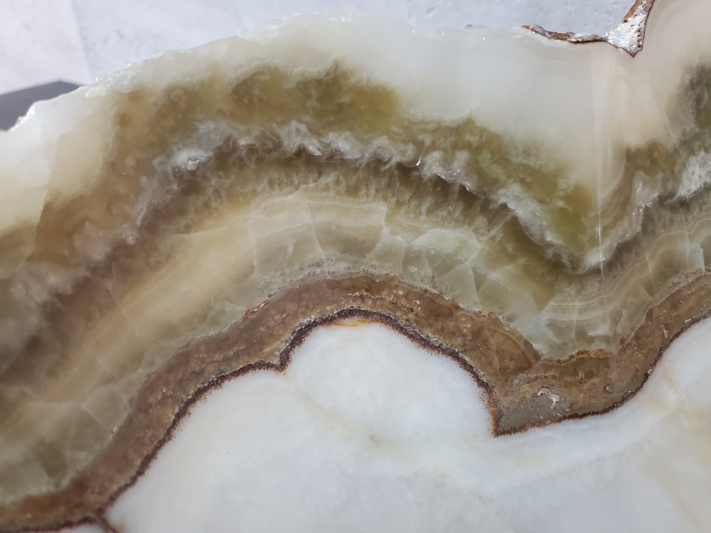 S27_20 Onyx Stone Bathroom Vessel Sink - 19 x 16 inch