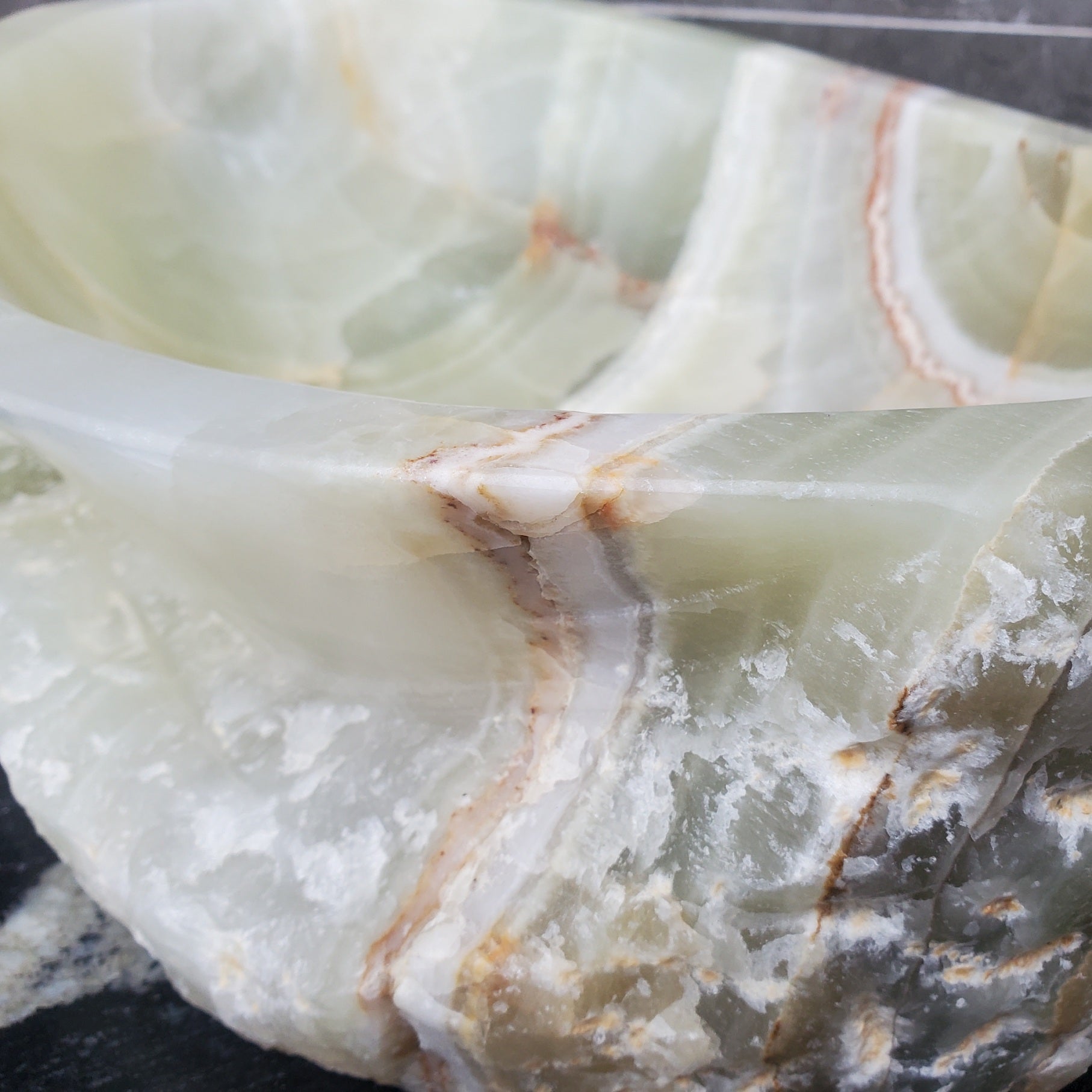 S30_04 Onyx Stone Vessel Bathroom Sink - 16 x 12.5 inch