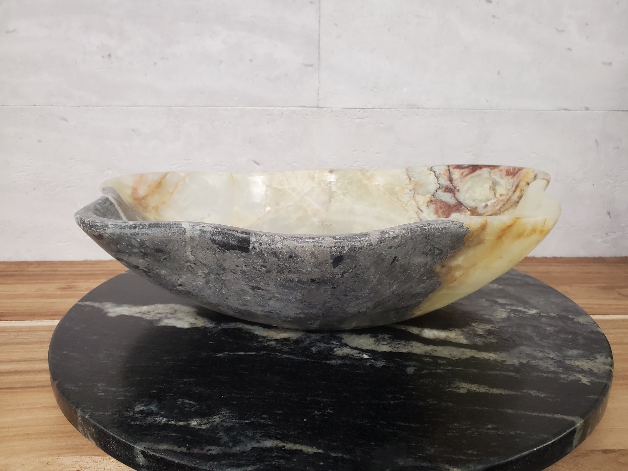 S28_09 Onyx Stone Vessel Bathroom Sink