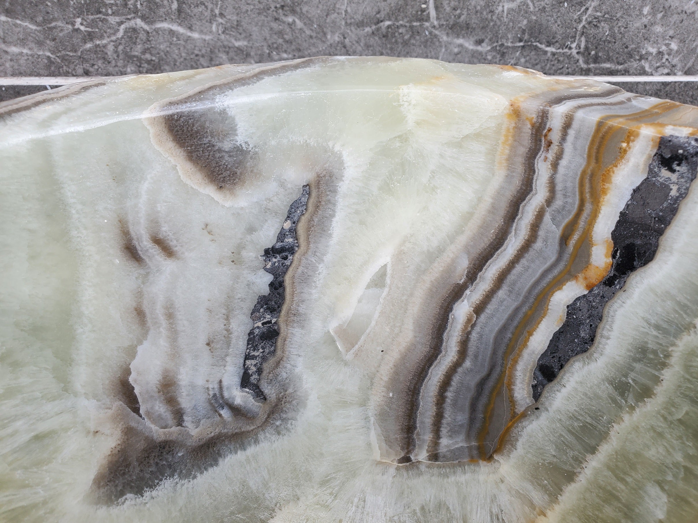 S29_20 Onyx Stone Vessel Bathroom Sink