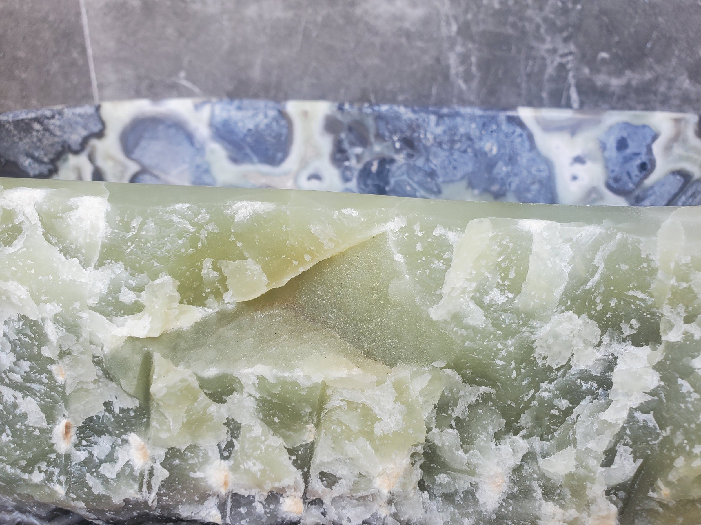 S30_21 Onyx Stone Vessel Bathroom Sink