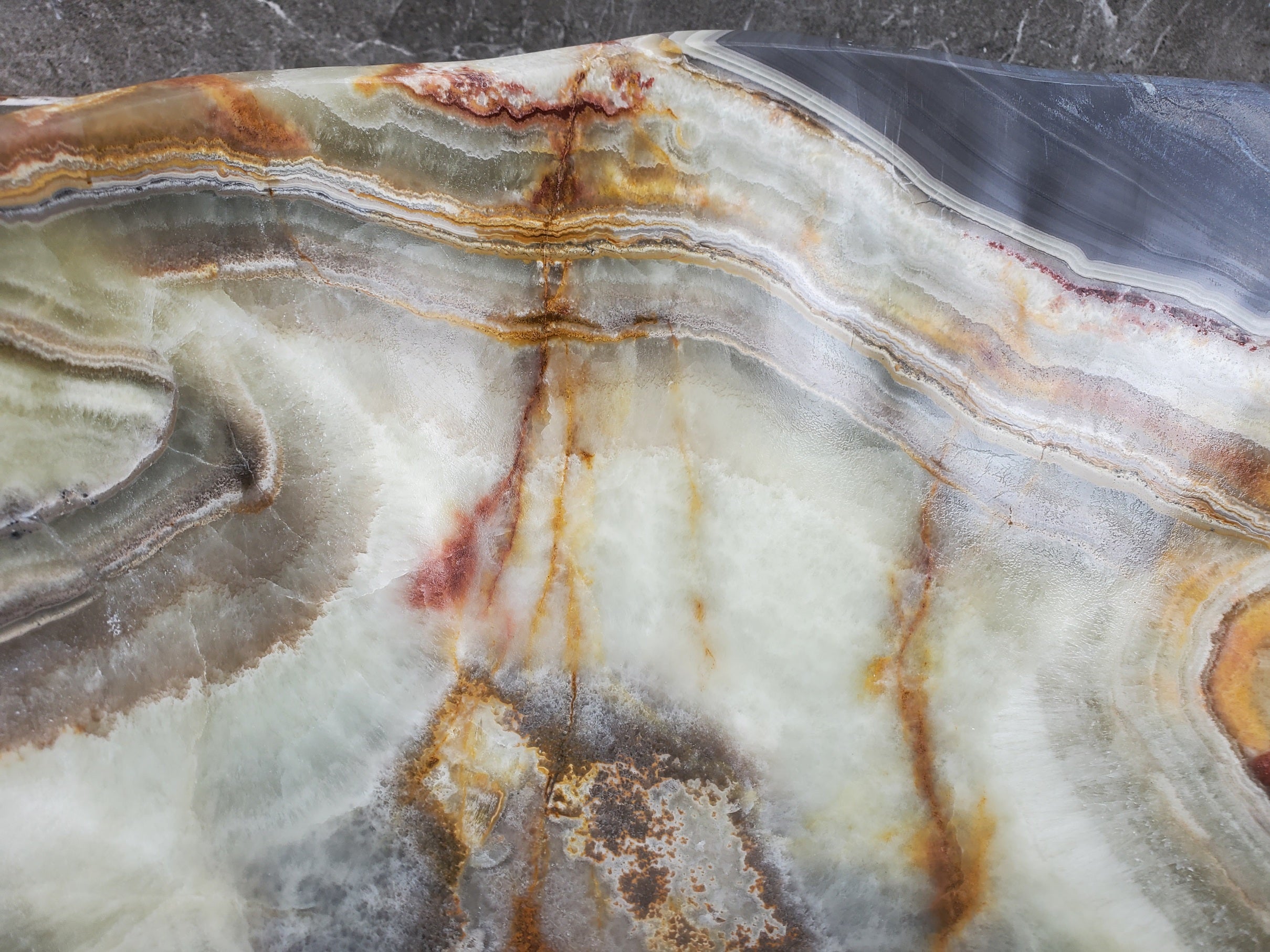 S31_01 Onyx Stone Vessel Bathroom Sink