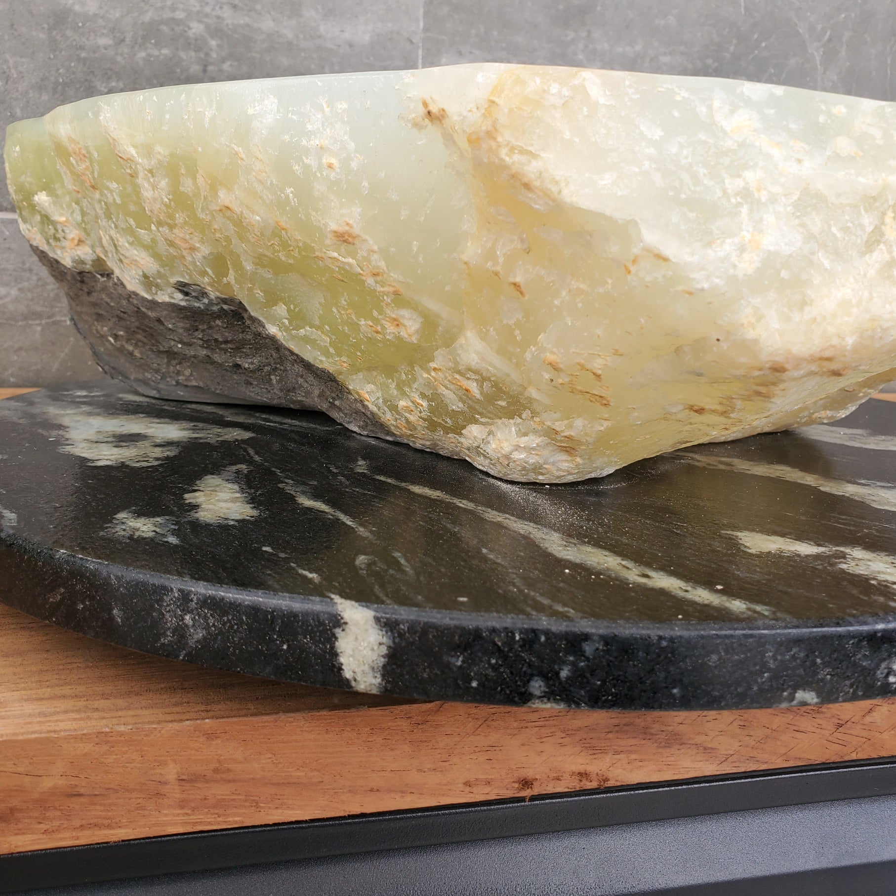 S31_21 Onyx Stone Vessel Bathroom Sink - 19 x 15 inch