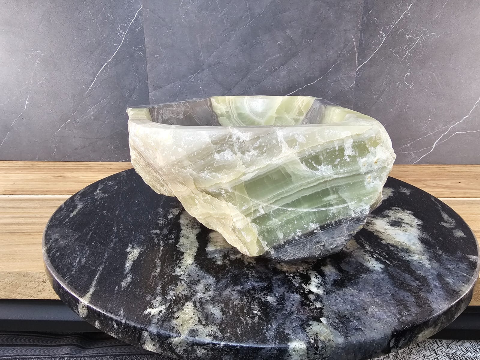 S29_02 Onyx Stone Vessel Bathroom Sink