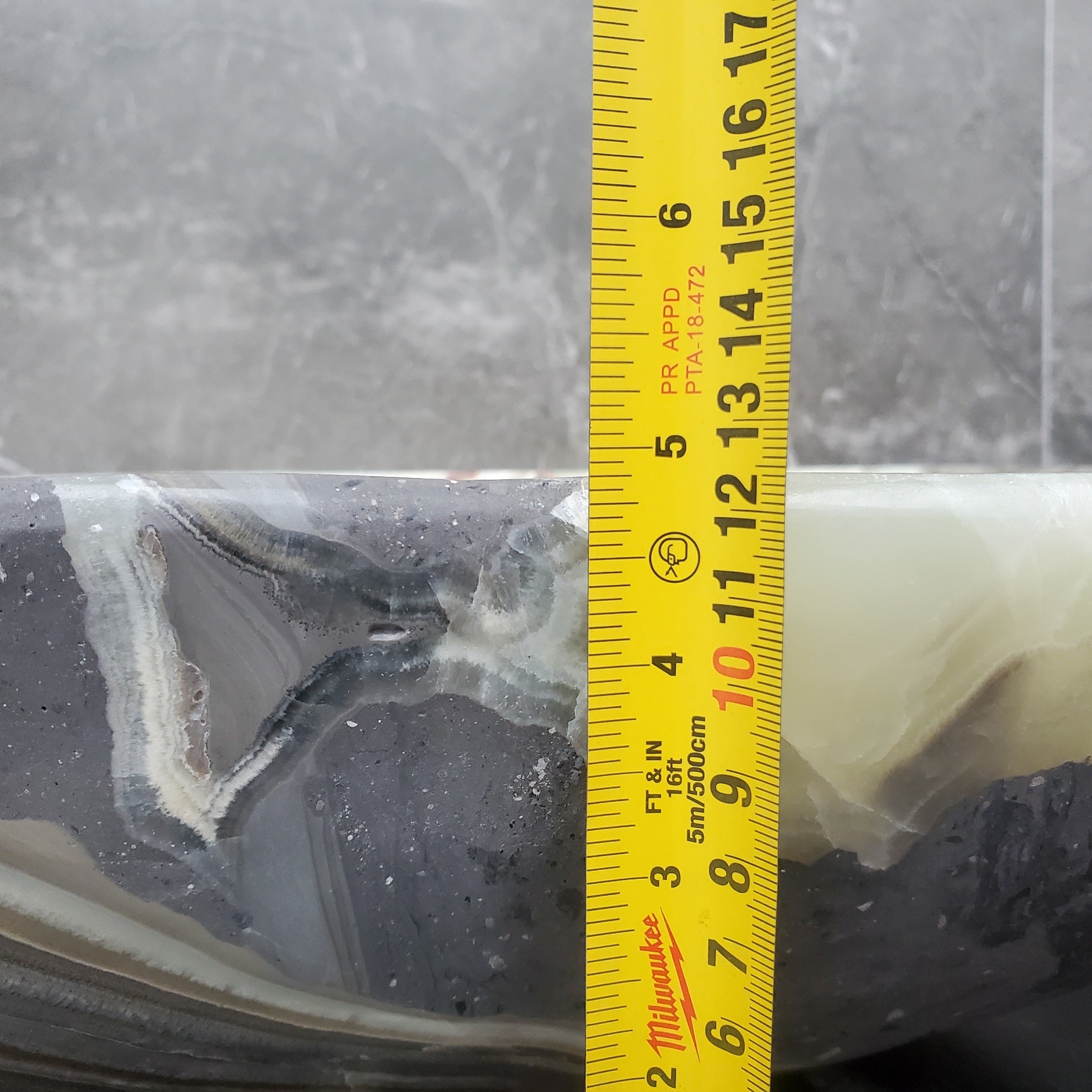 S30_03 Onyx Stone Vessel Bathroom Sink