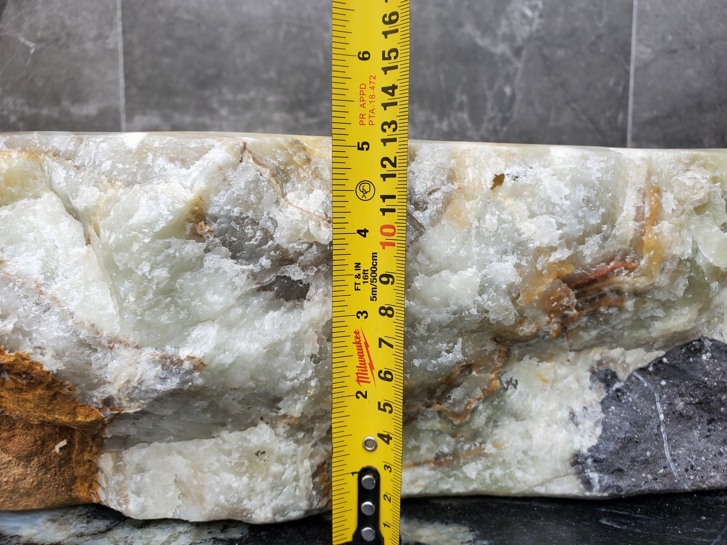 S30_26 Onyx Stone Vessel Bathroom Sink