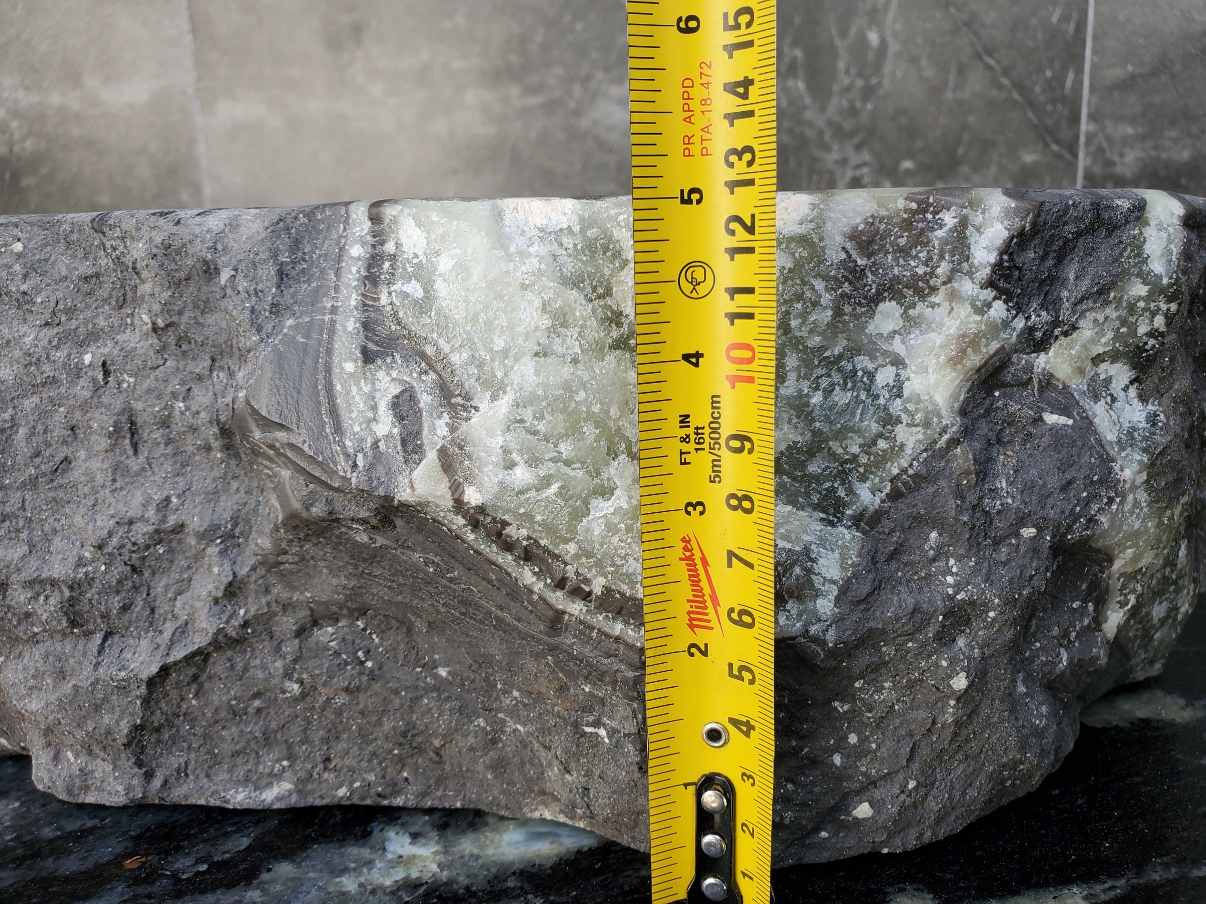 S30_23 Onyx Stone Vessel Bathroom Sink - 17.5 x 14 inch