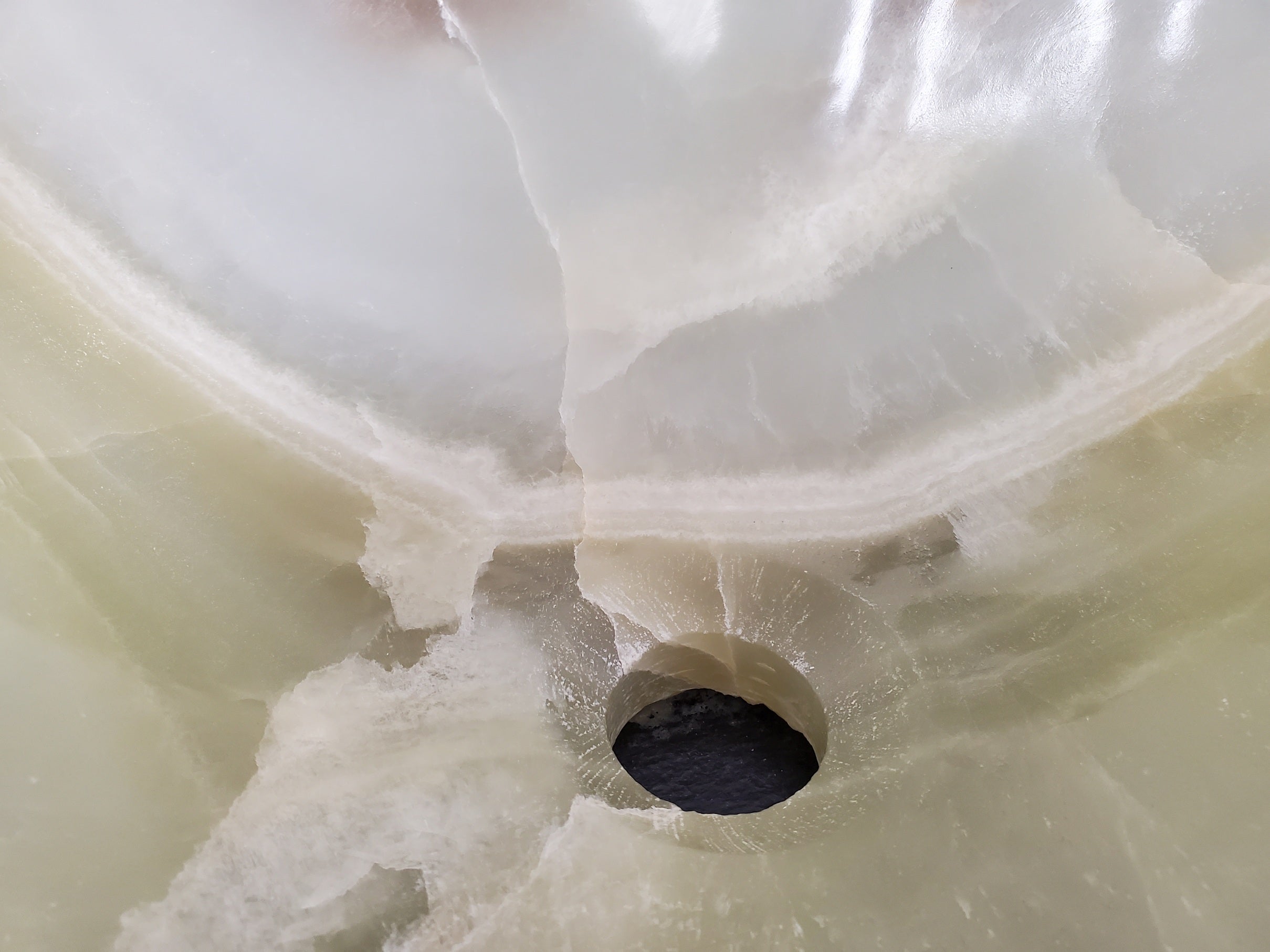 S28_08 Onyx Stone Vessel Bathroom Sink