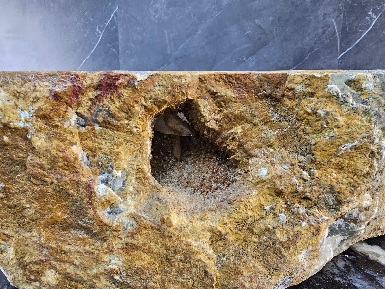 S29_04 Onyx Stone Vessel Bathroom Sink
