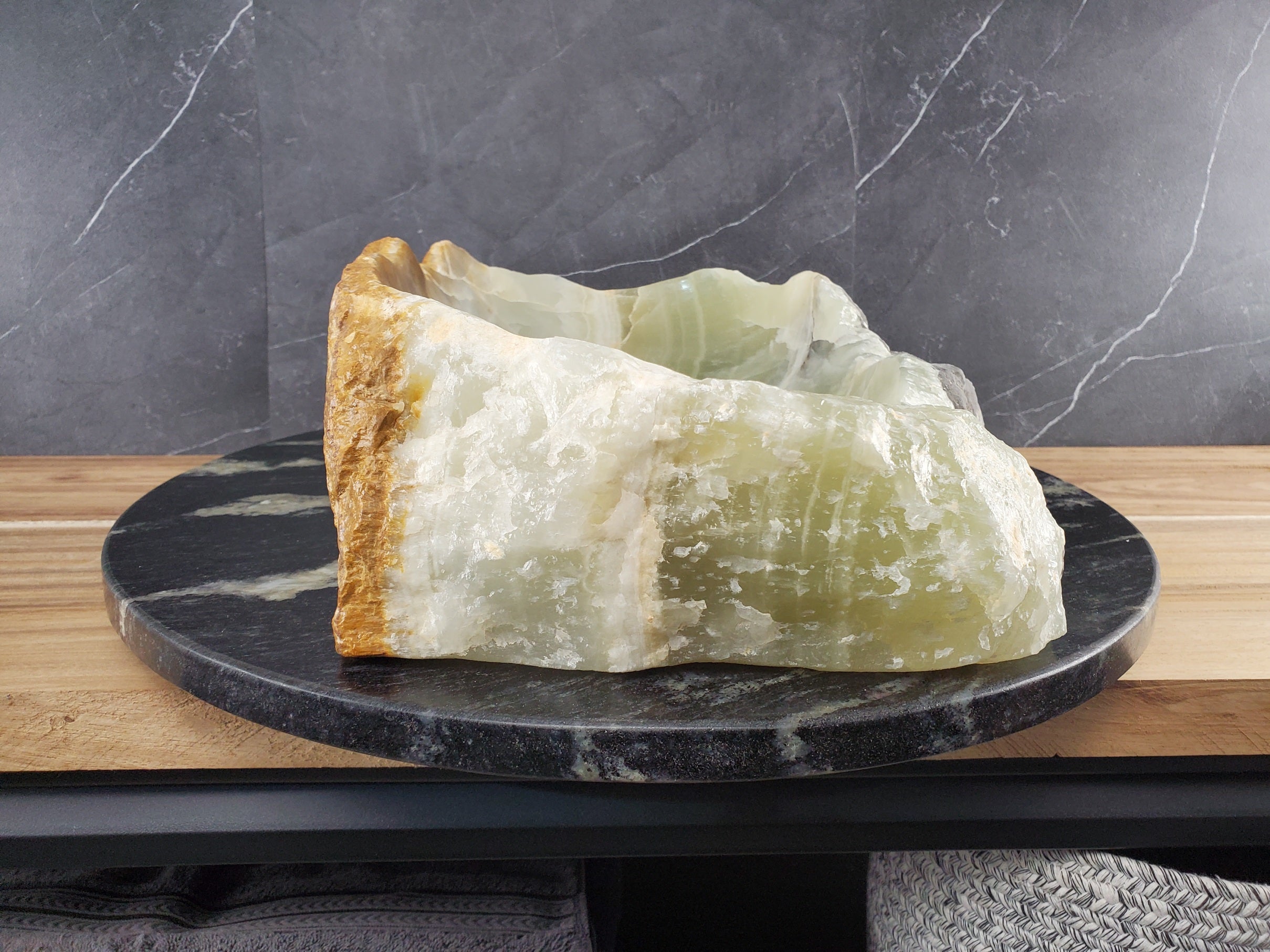 S28_16 Onyx Stone Vessel Bathroom Sink