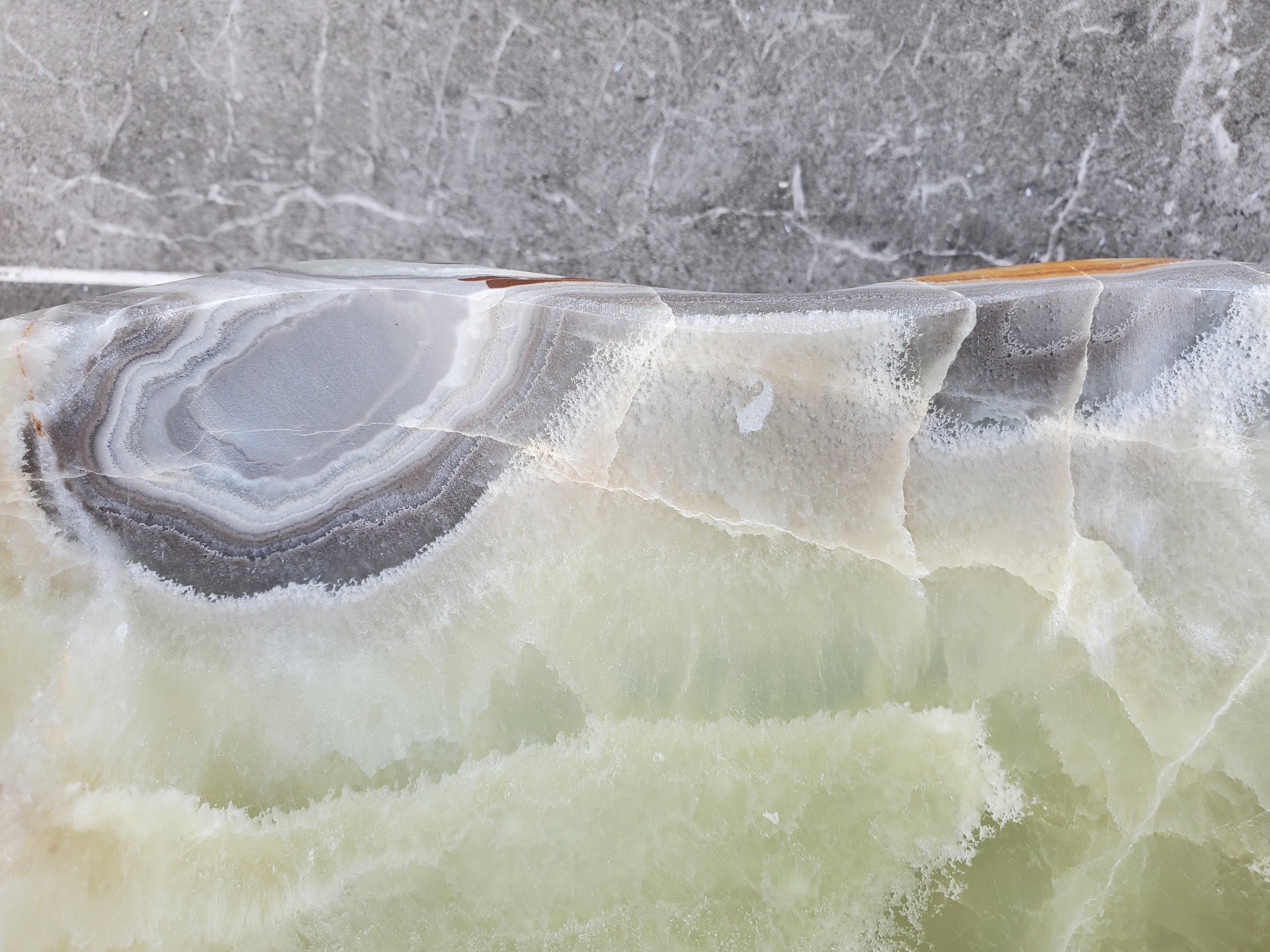 S30_13 Onyx Stone Vessel Bathroom Sink