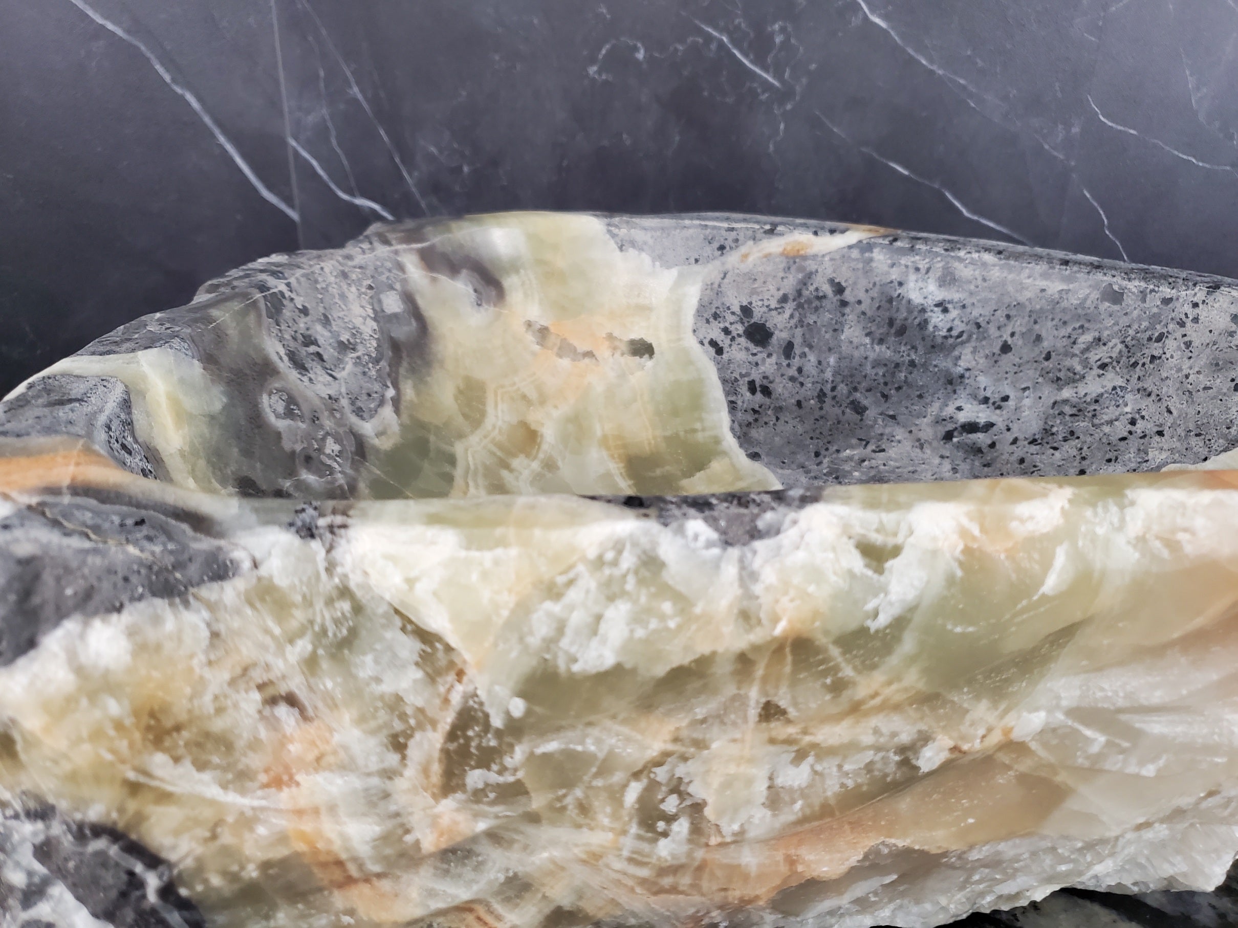 S26_07 Onyx Stone Vessel Bathroom Sink