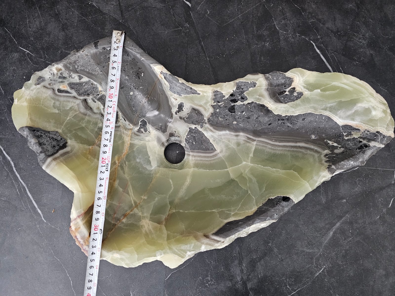 S29_01 Onyx Stone Vessel Bathroom Sink