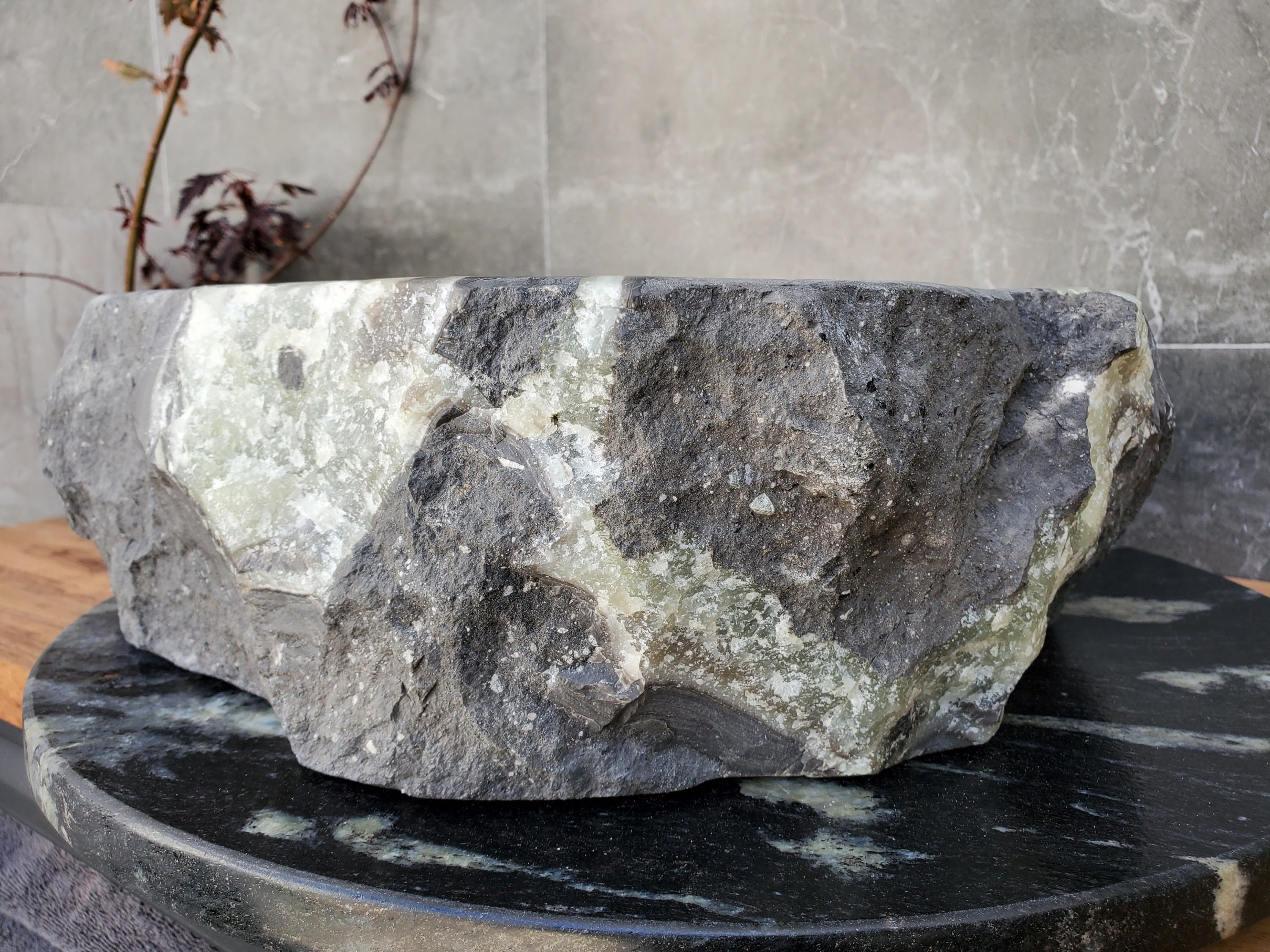 S30_23 Onyx Stone Vessel Bathroom Sink