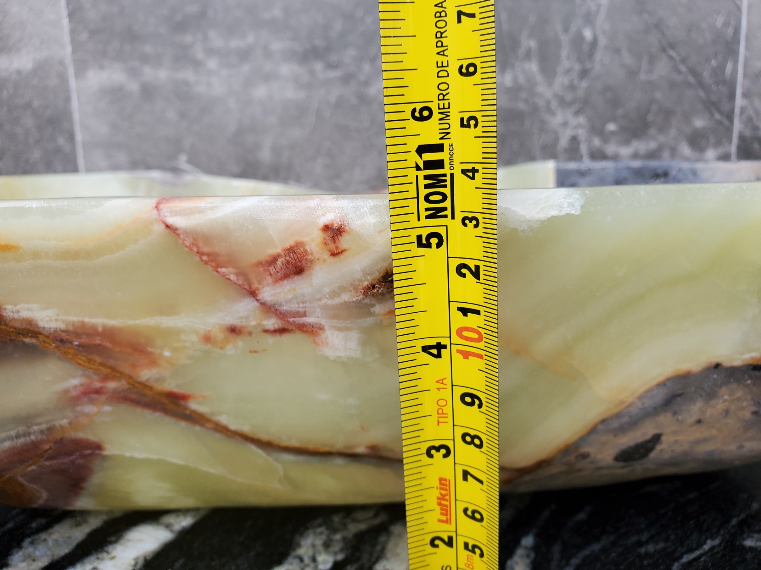 S30_30 Onyx Stone Vessel Bathroom Sink