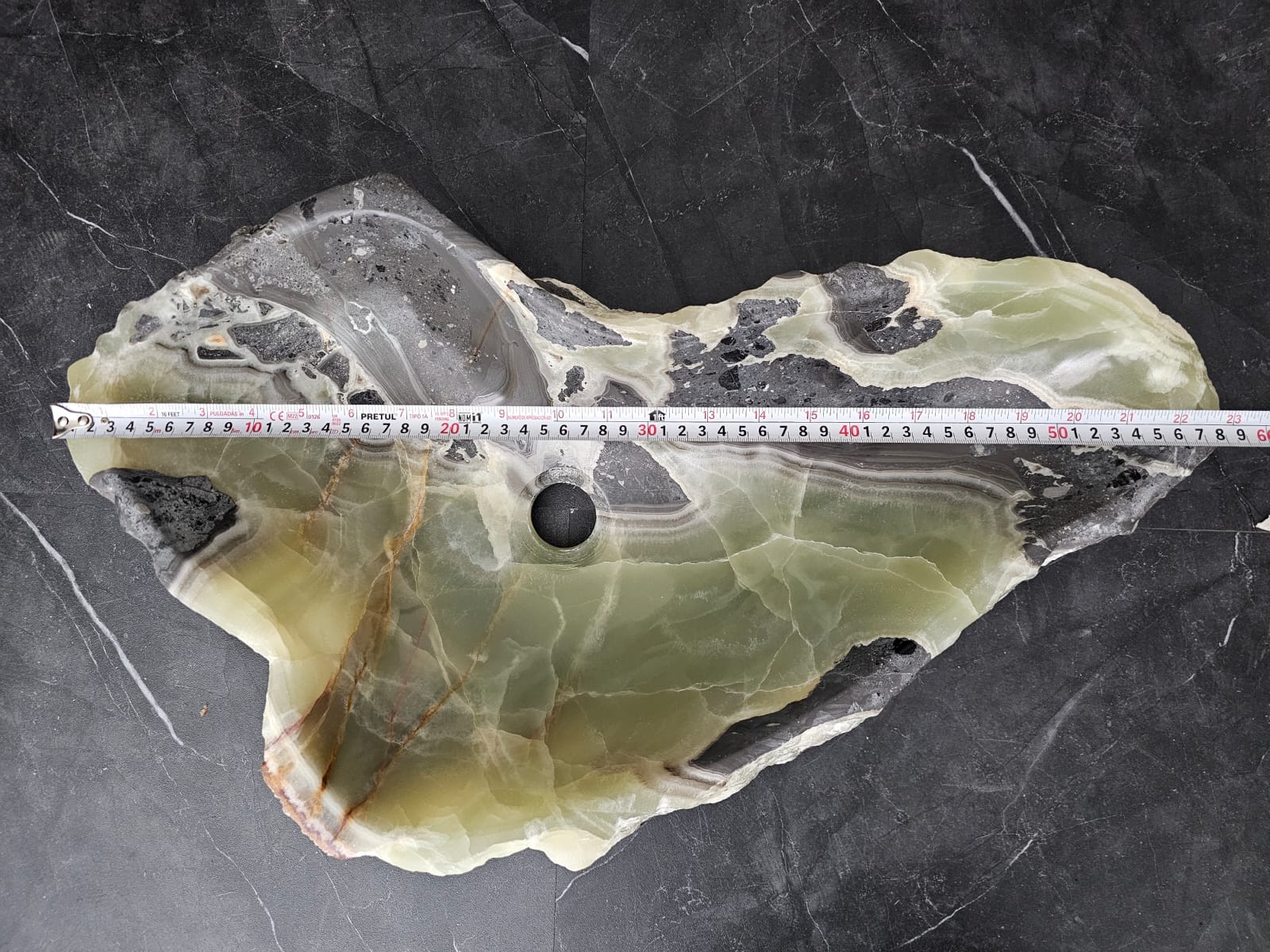 S29_01 Onyx Stone Vessel Bathroom Sink