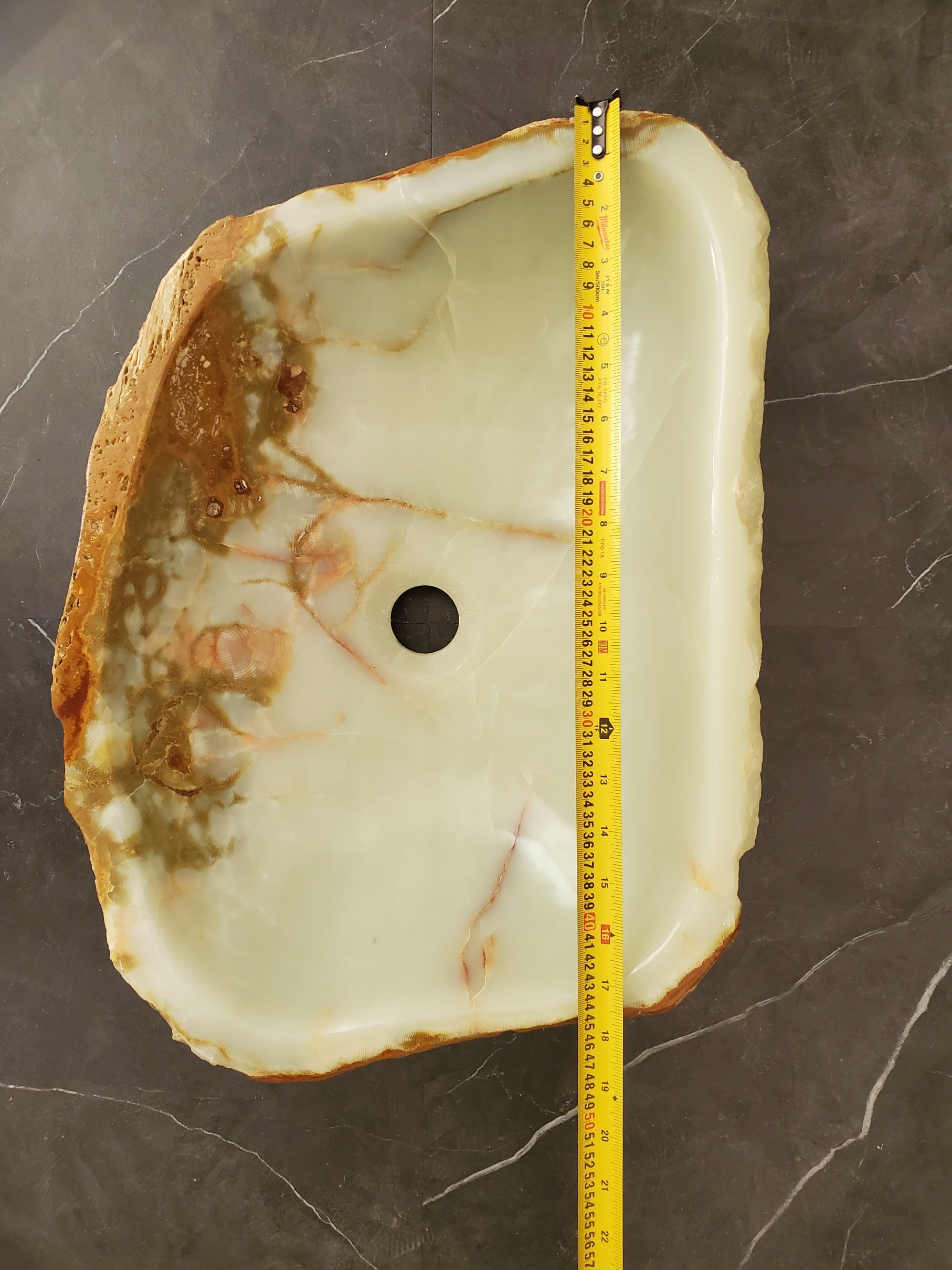 SET1016 Onyx Stone Vessel Bathroom Sink (Set of Two)