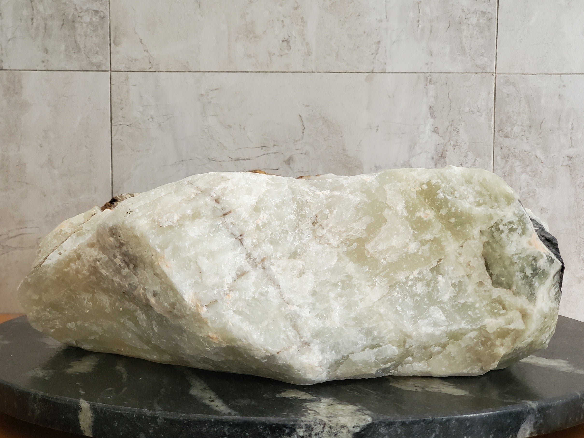 S23_25 Onyx Stone Vessel Bathroom Sink - 15 x 14 inch