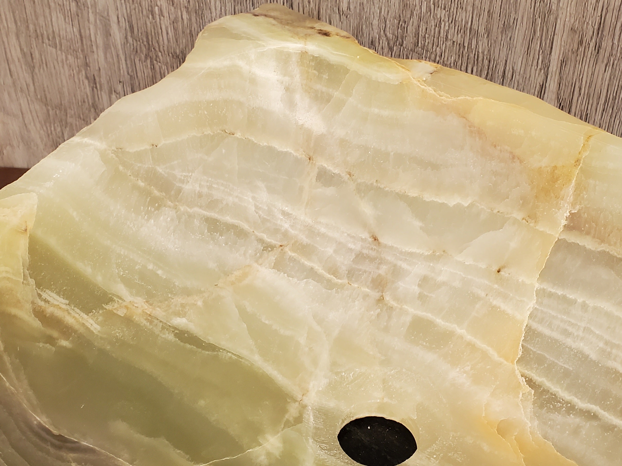 S23_22 Onyx Stone Vessel Bathroom Sink - 21 x 16 inch