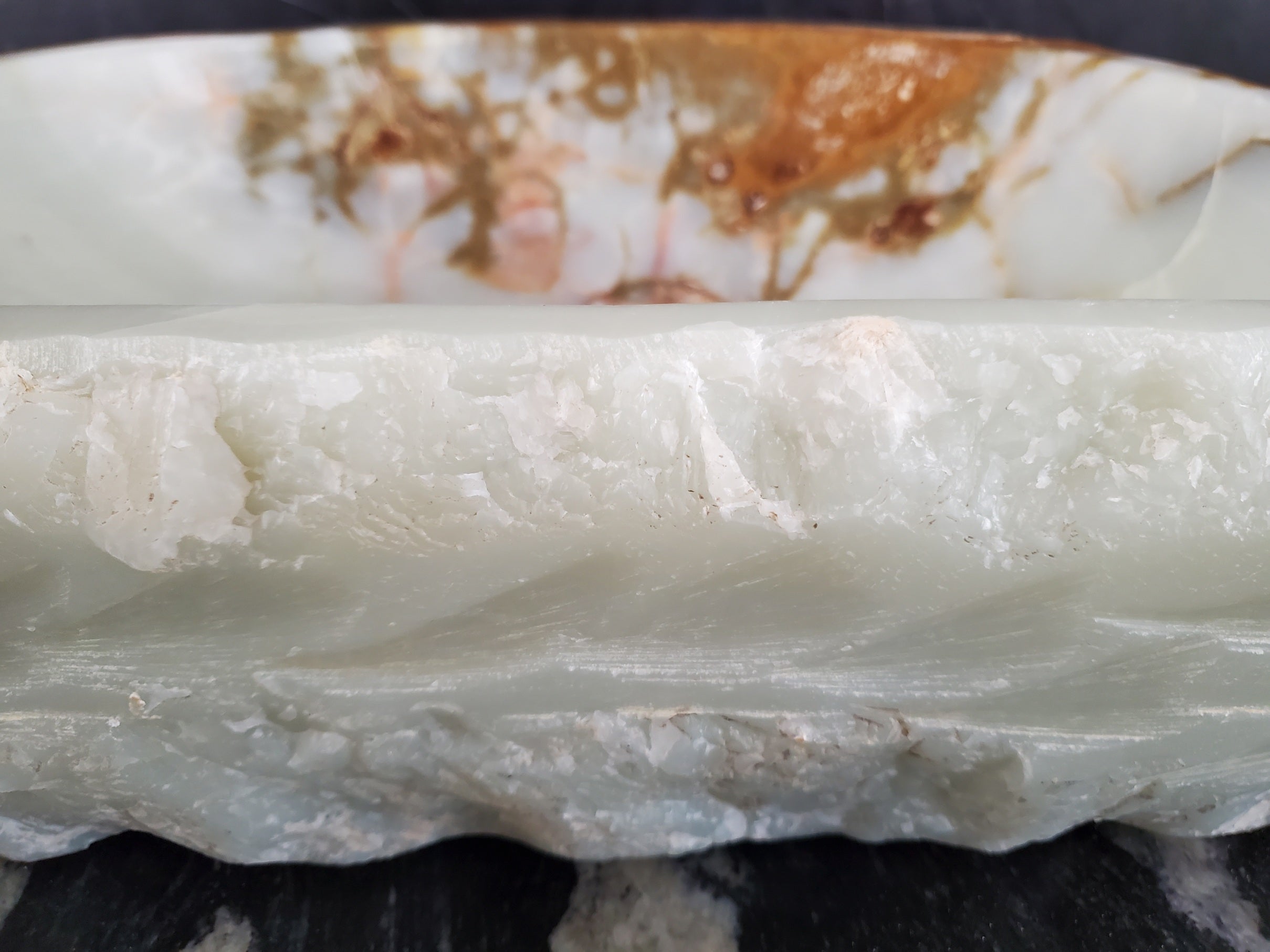 S25_26 Onyx Stone Vessel Bathroom Sink