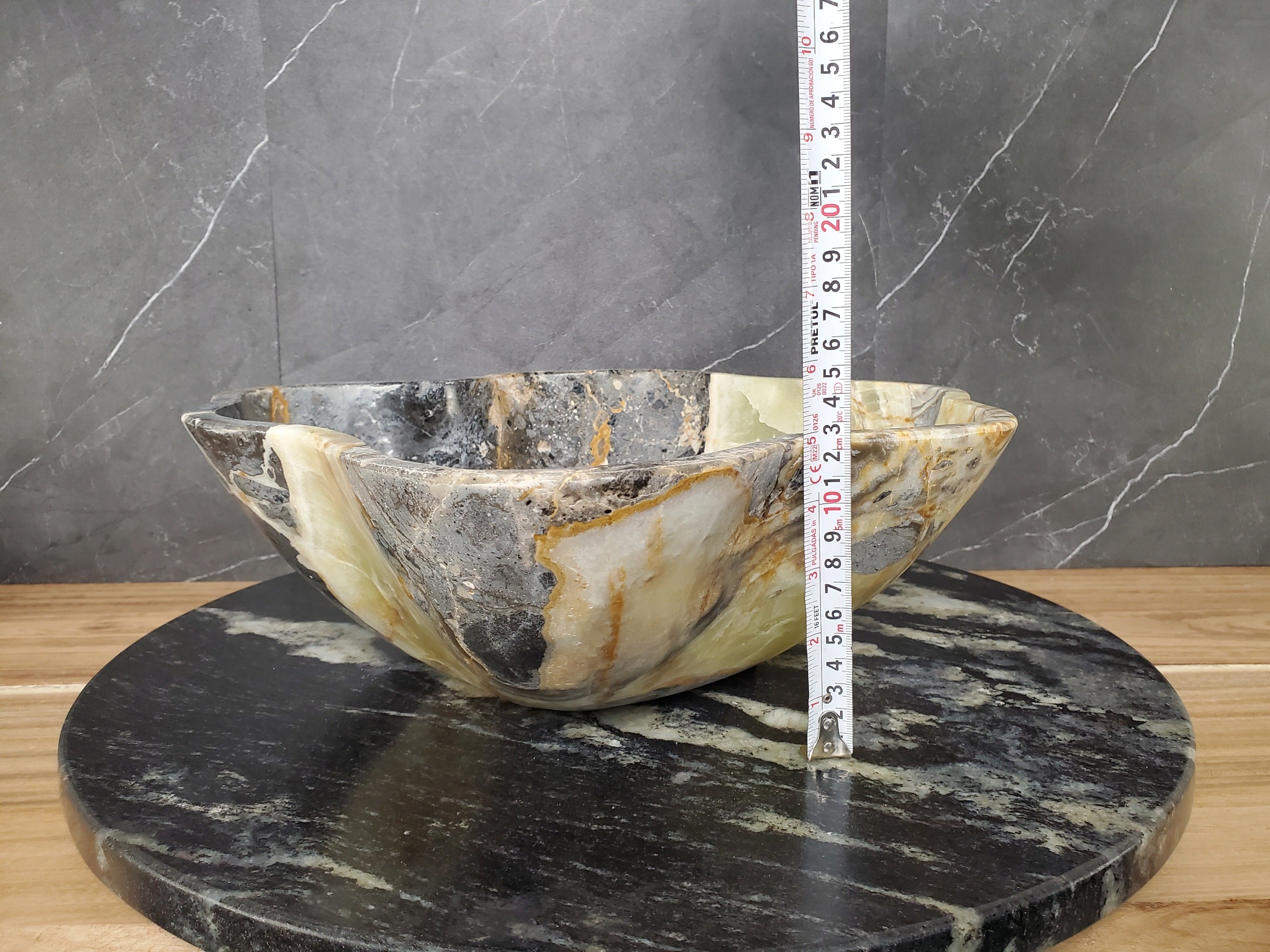 S28_06 Natural Stone Vessel Bathroom Sink