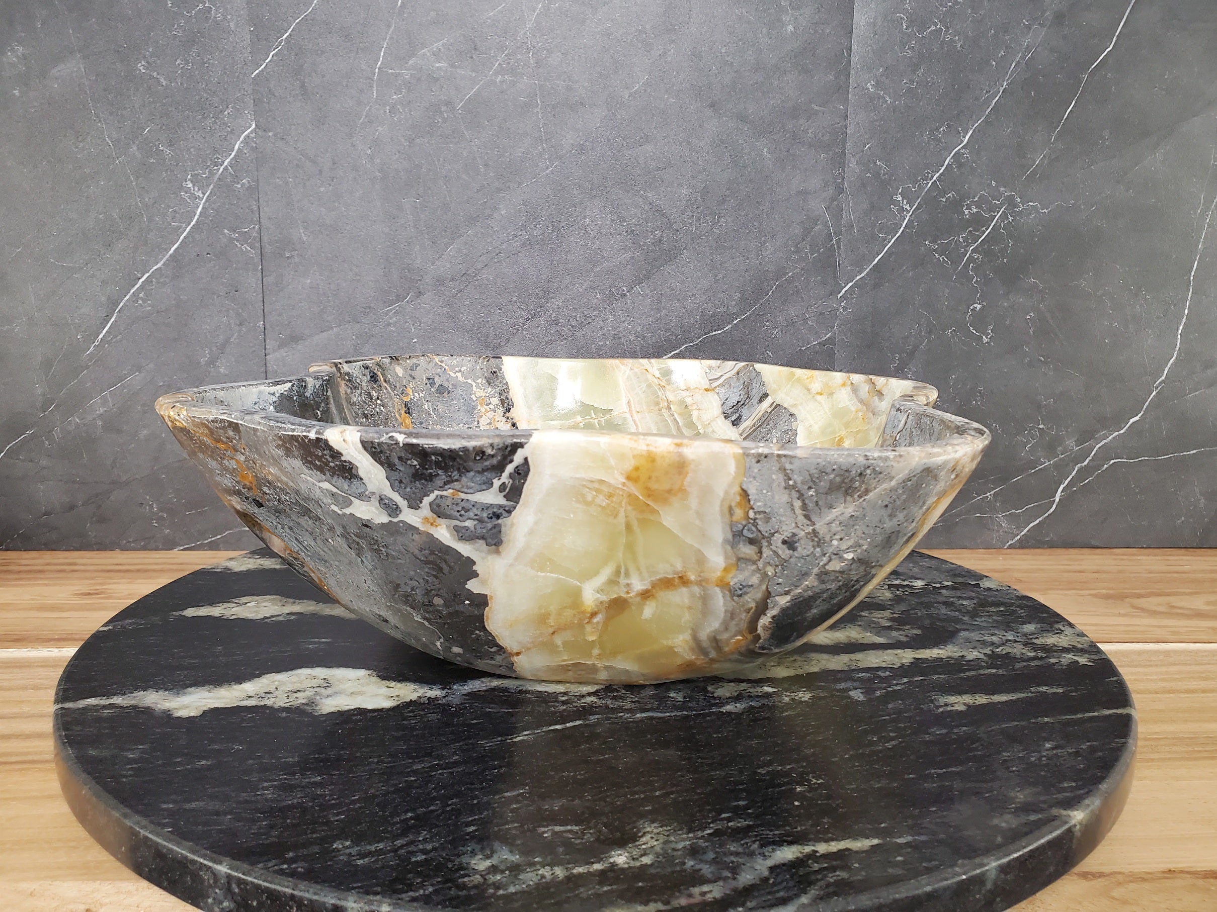 S28_06 Natural Stone Vessel Bathroom Sink