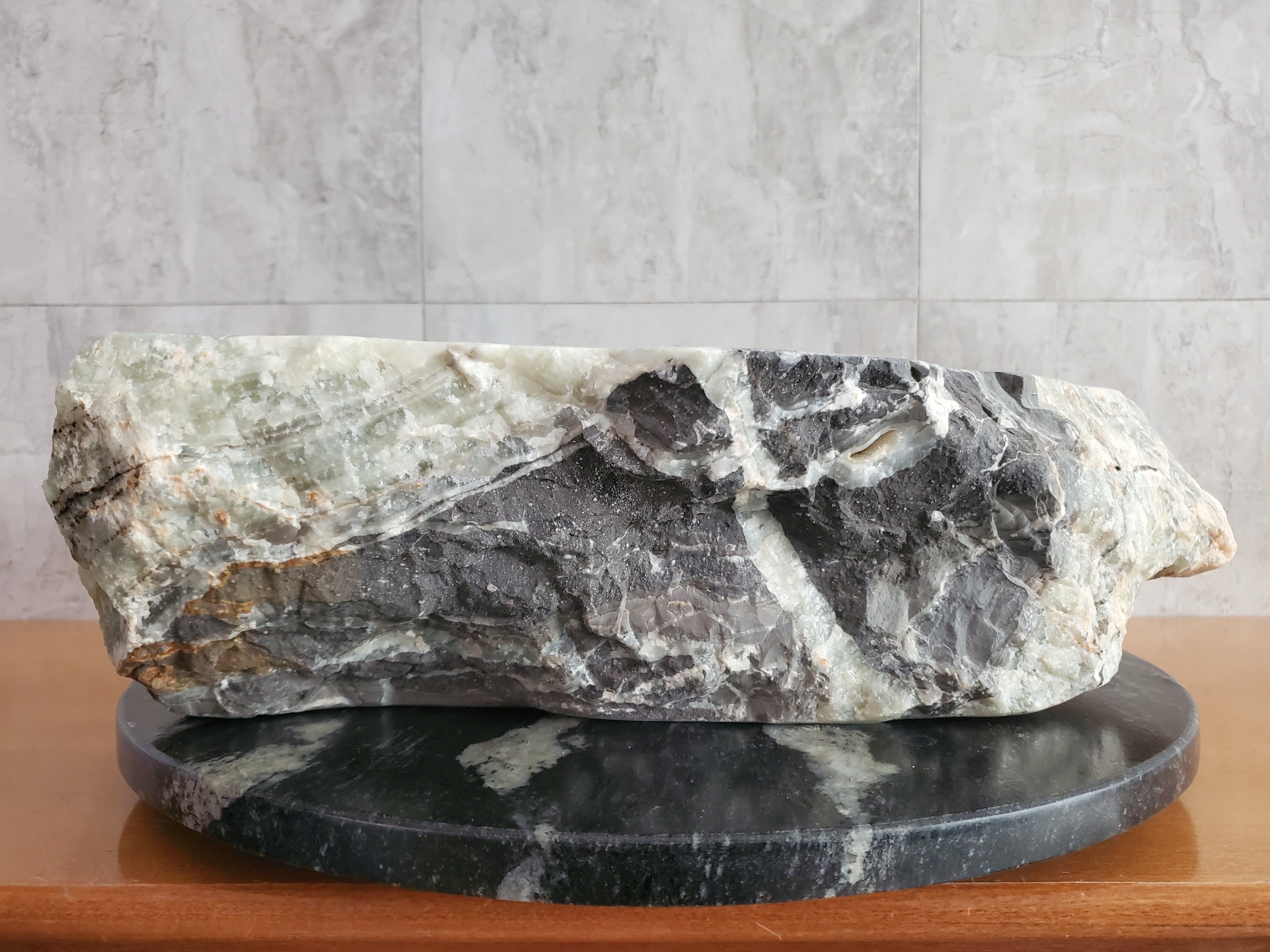 S23_26 Onyx Stone Vessel Bathroom Sink- 19 x 16 inch