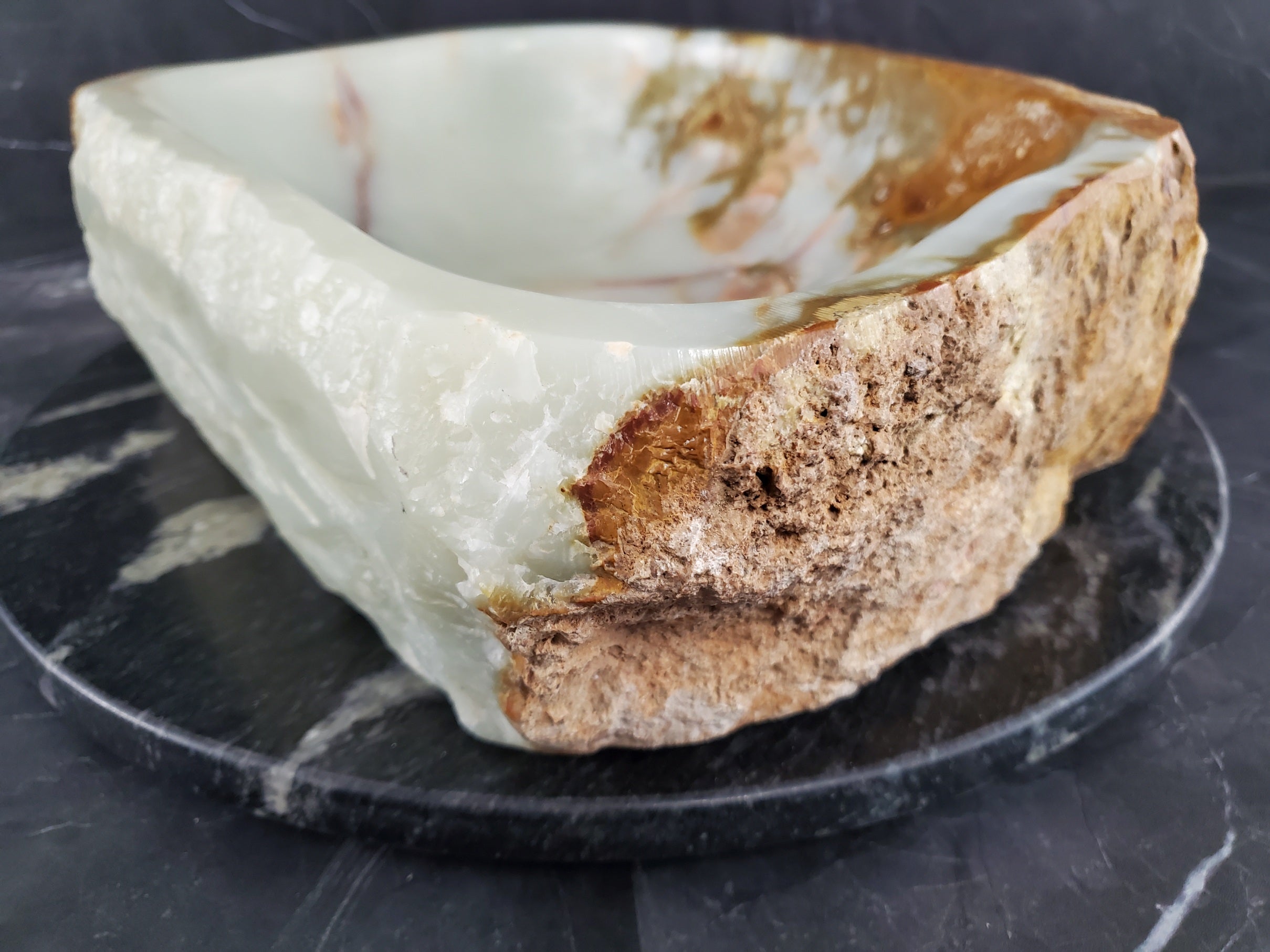 S25_26 Onyx Stone Vessel Bathroom Sink