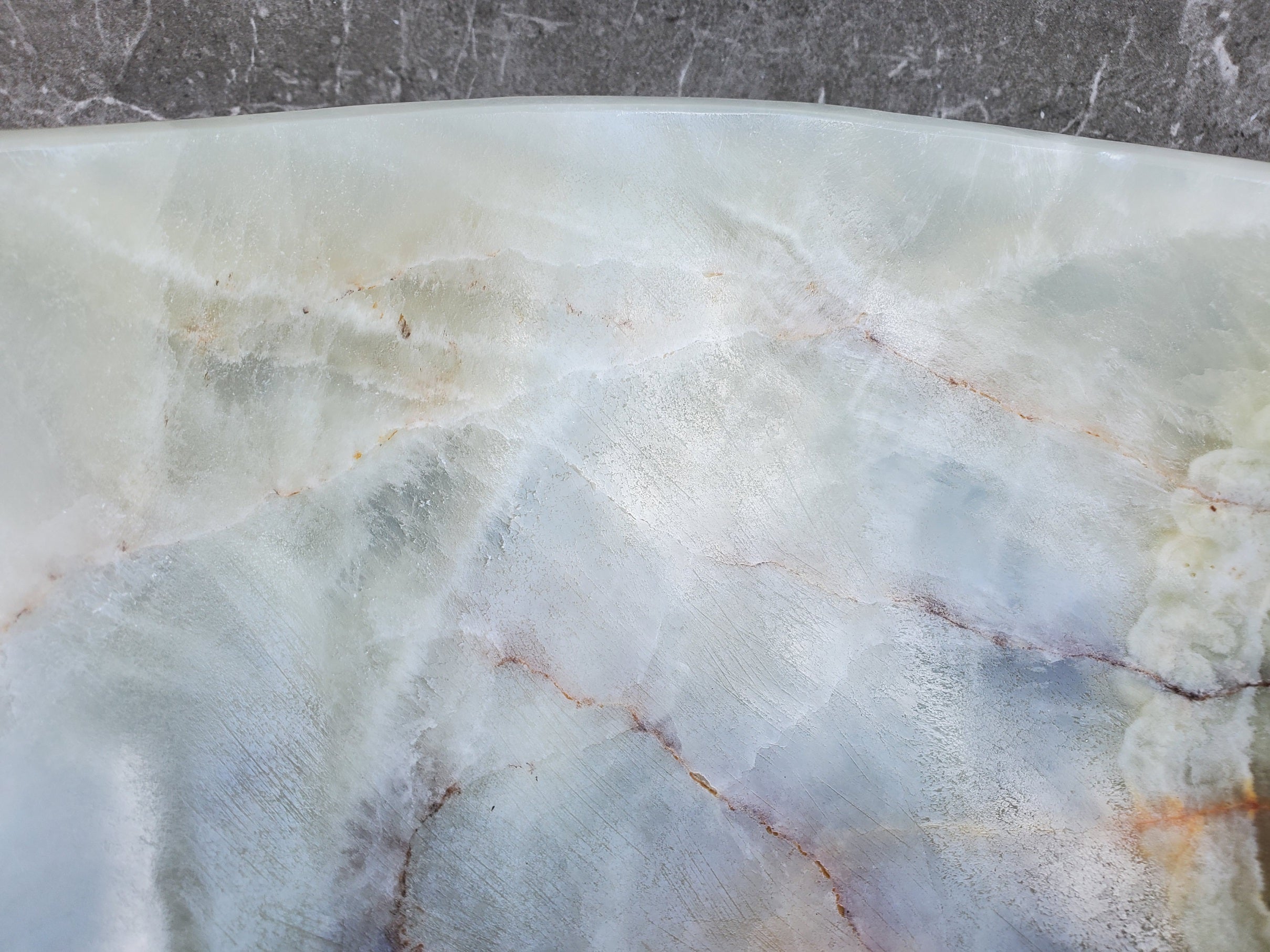 S30_14 Onyx Stone Vessel Bathroom Sink