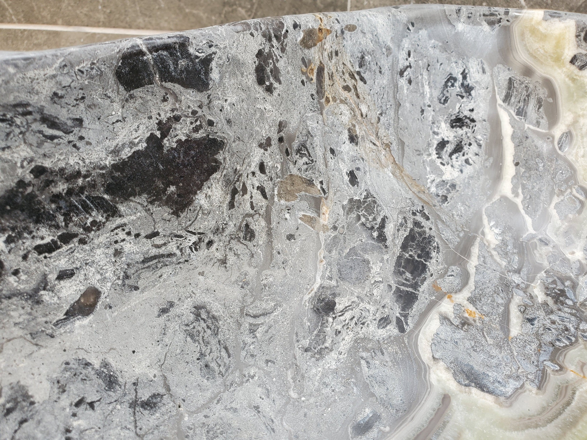 S31_11 Onyx Stone Vessel Bathroom Sink