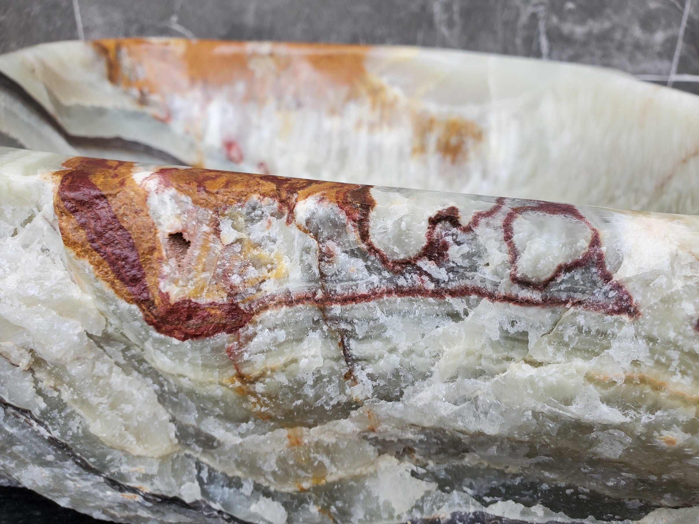 S30_29 Onyx Stone Vessel Bathroom Sink