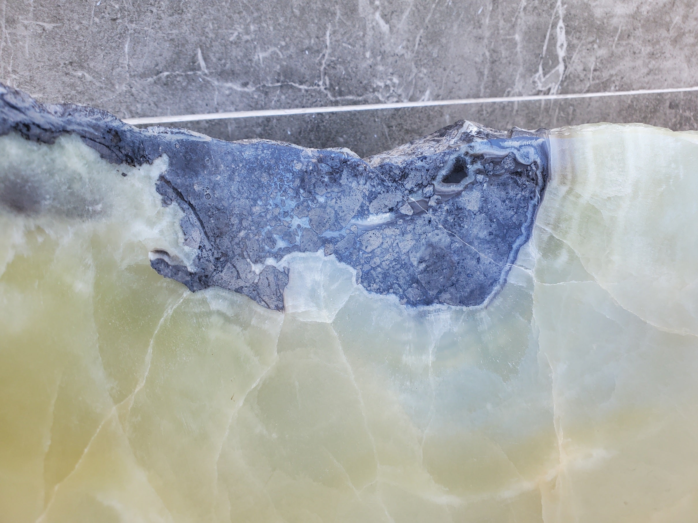 S29_19 Onyx Stone Vessel Bathroom Sink