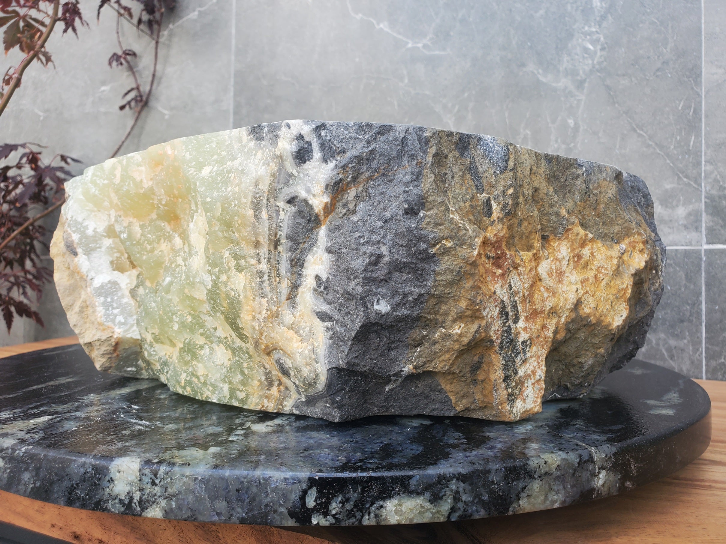 S30_20 Onyx Stone Vessel Bathroom Sink