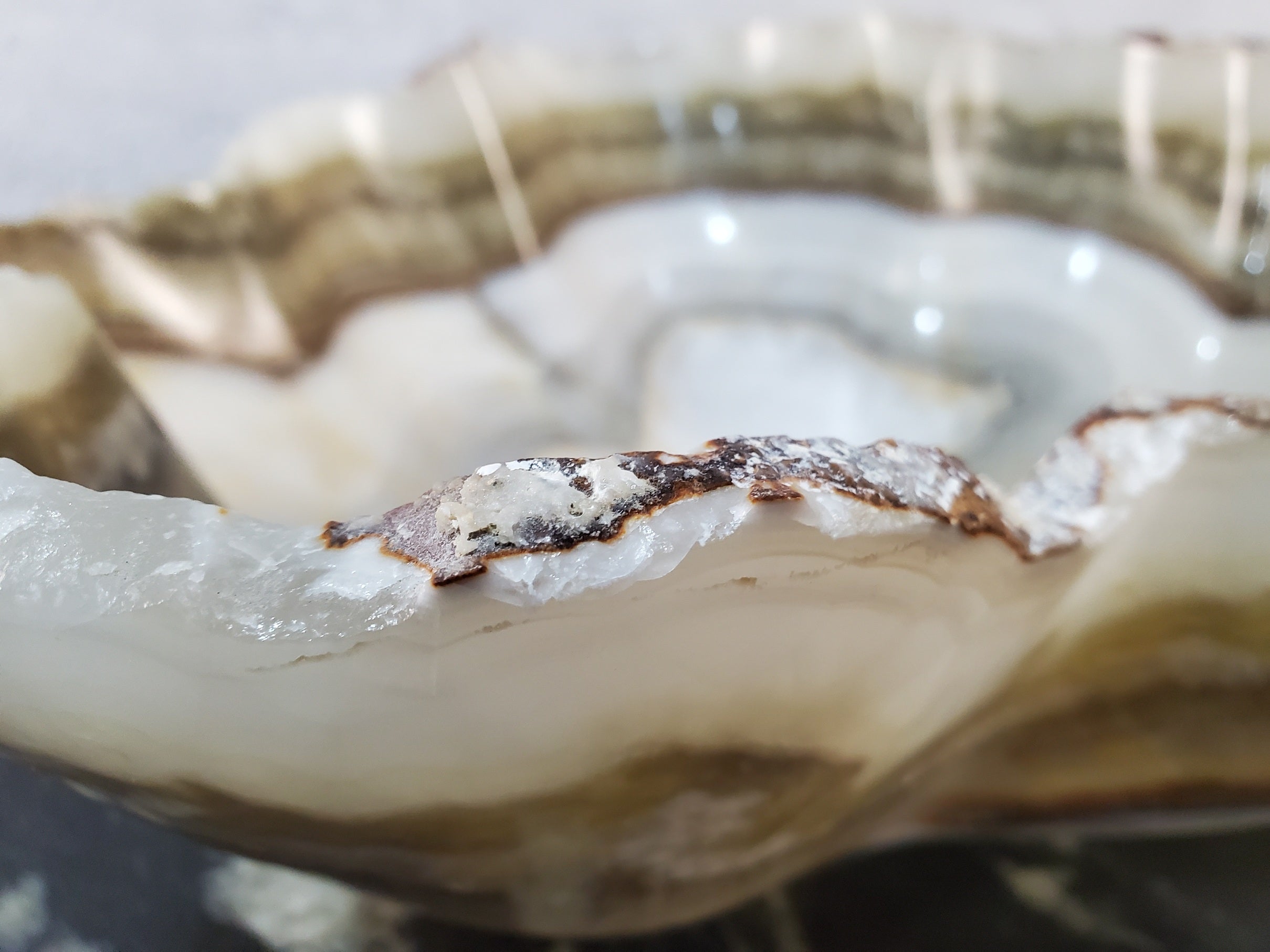 S27_20 Onyx Stone Bathroom Vessel Sink - 19 x 16 inch