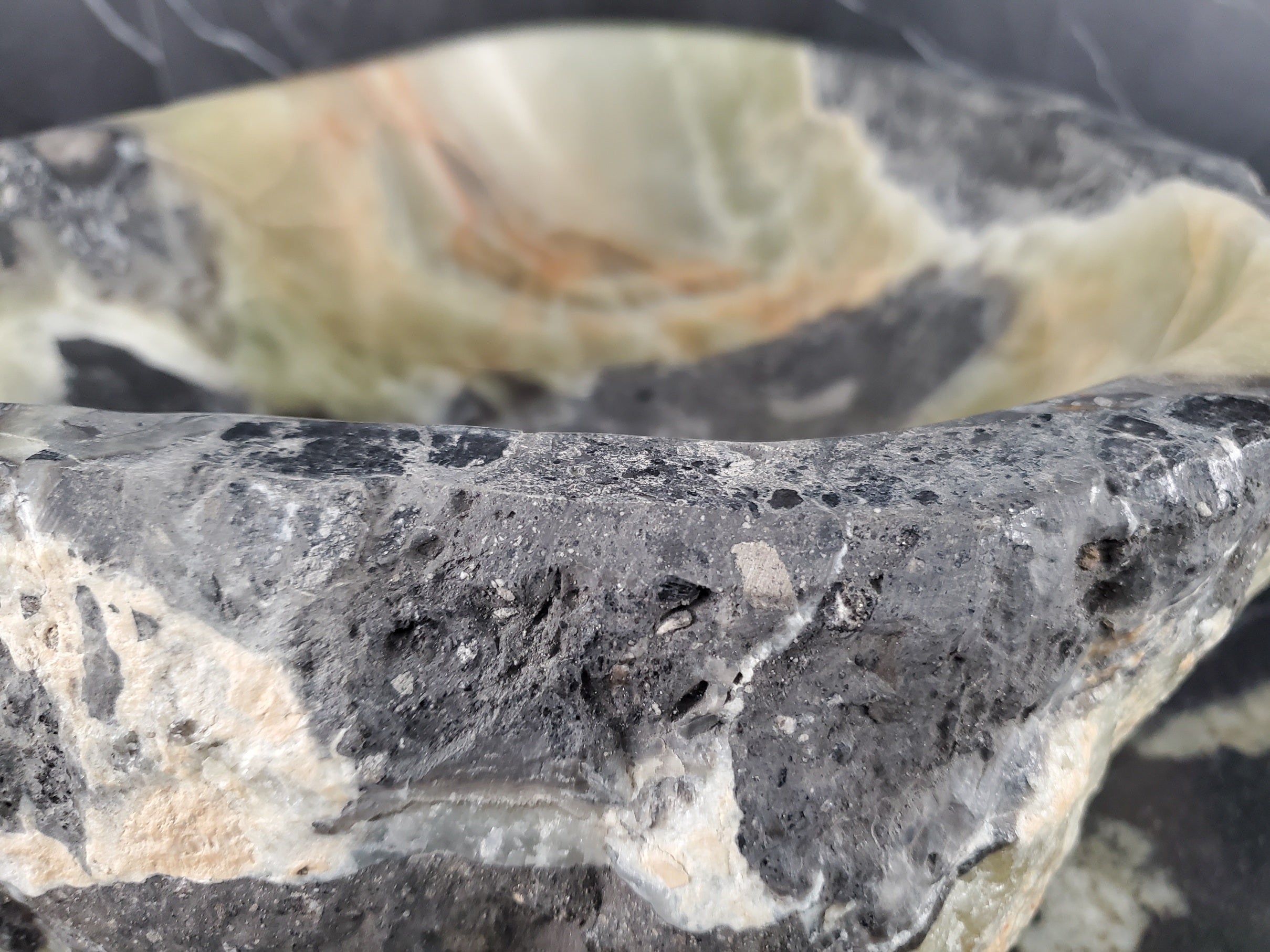 S26_08 Onyx Stone Vessel Bathroom Sink