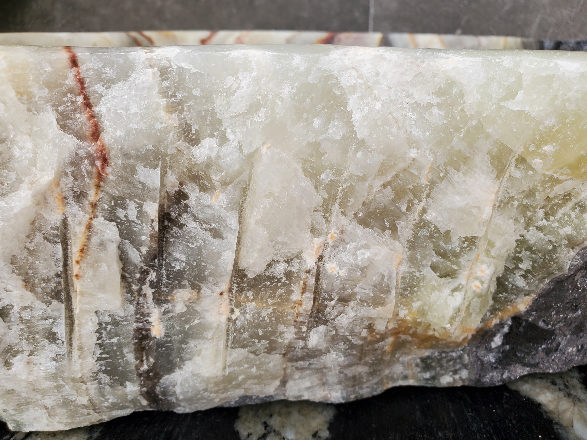 S31_13 Onyx Stone Vessel Bathroom Sink