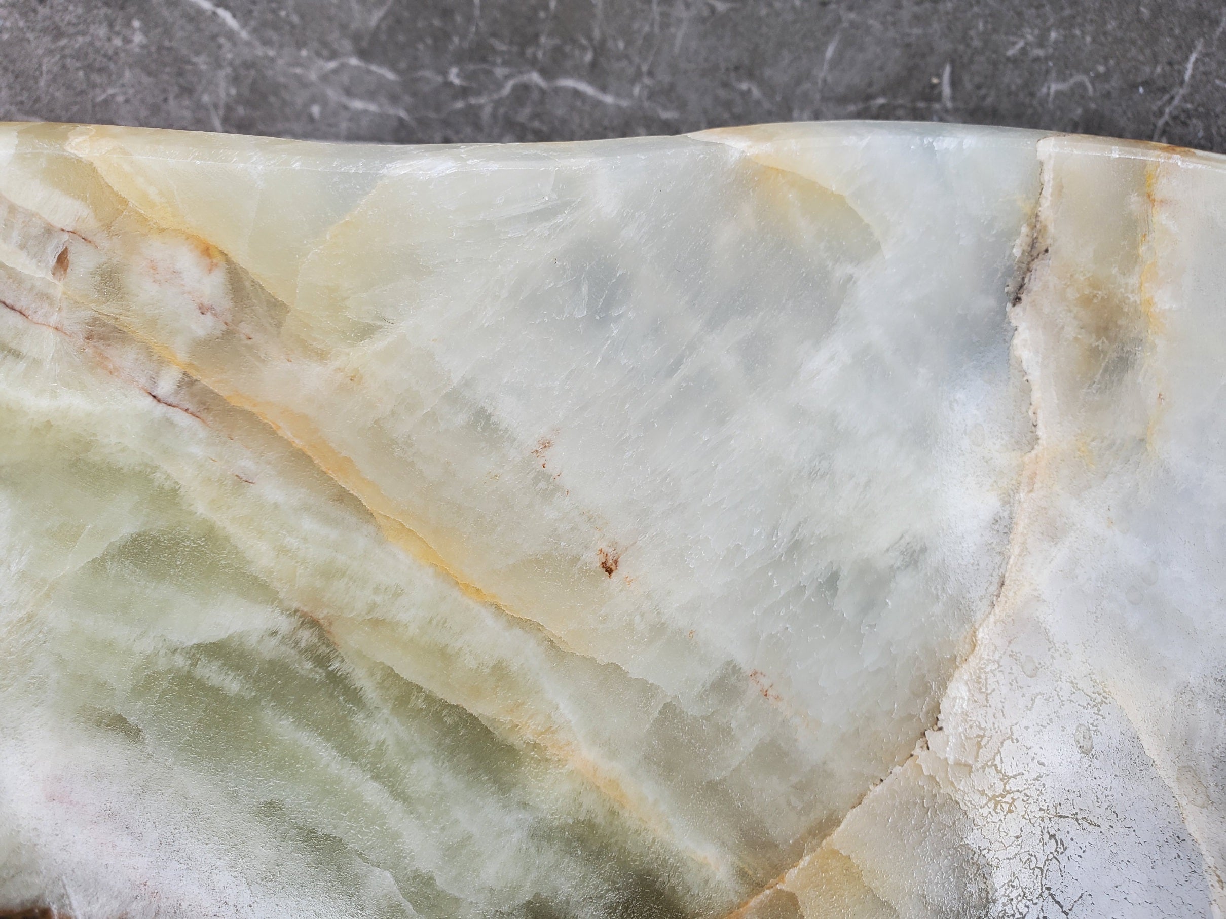 S30_16 Onyx Stone Vessel Bathroom Sink