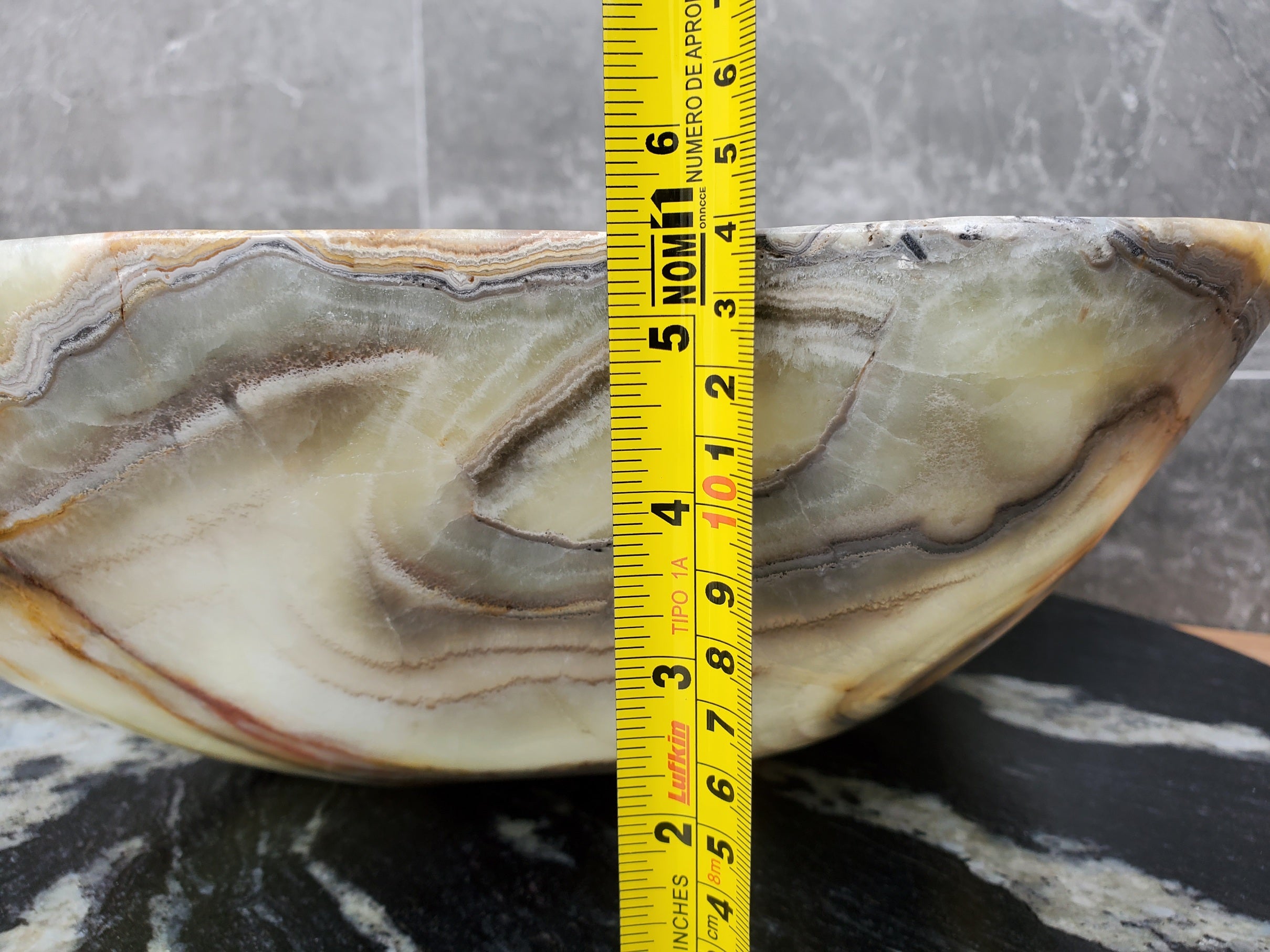 S31_01 Onyx Stone Vessel Bathroom Sink