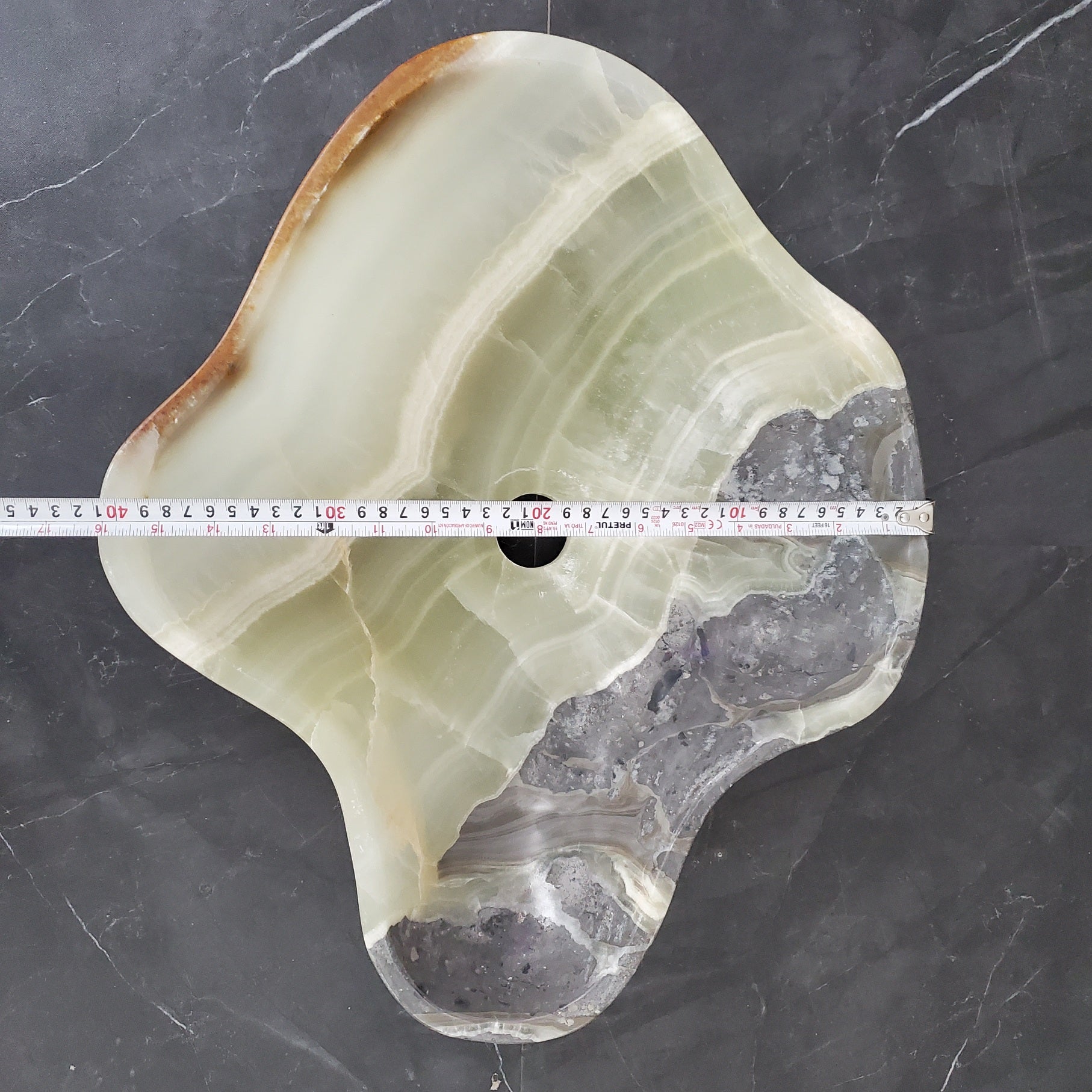 SET1037 Onyx Stone Vessel Bathroom Sink (Set of Two)