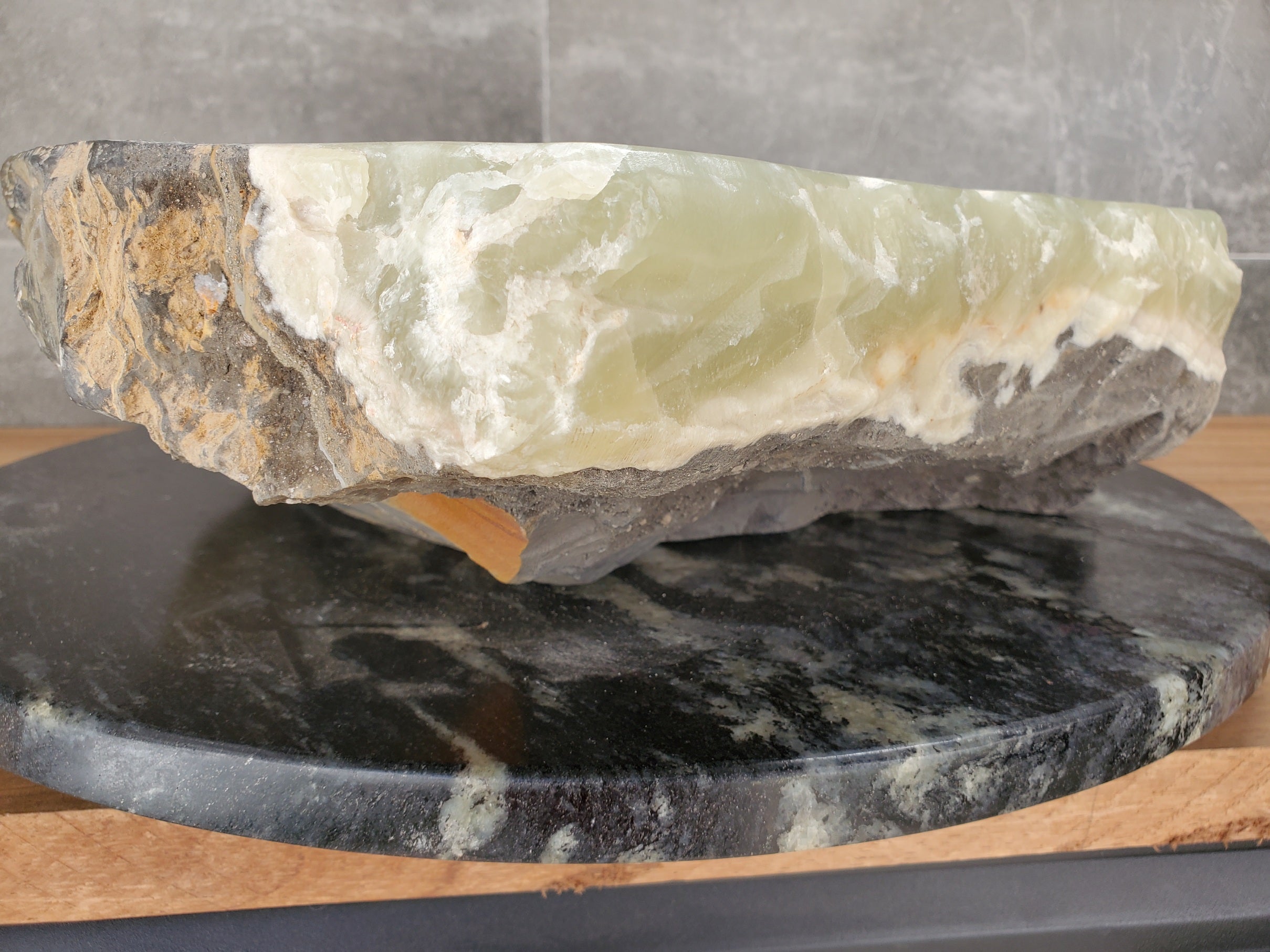 S33_05 Natural Stone Vessel Bathroom Sink - 15 x 15 inch