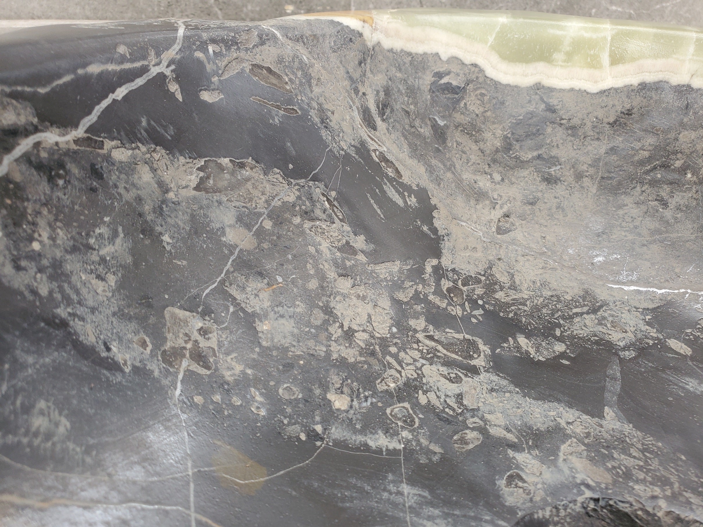 S33_05 Natural Stone Vessel Bathroom Sink - 15 x 15 inch