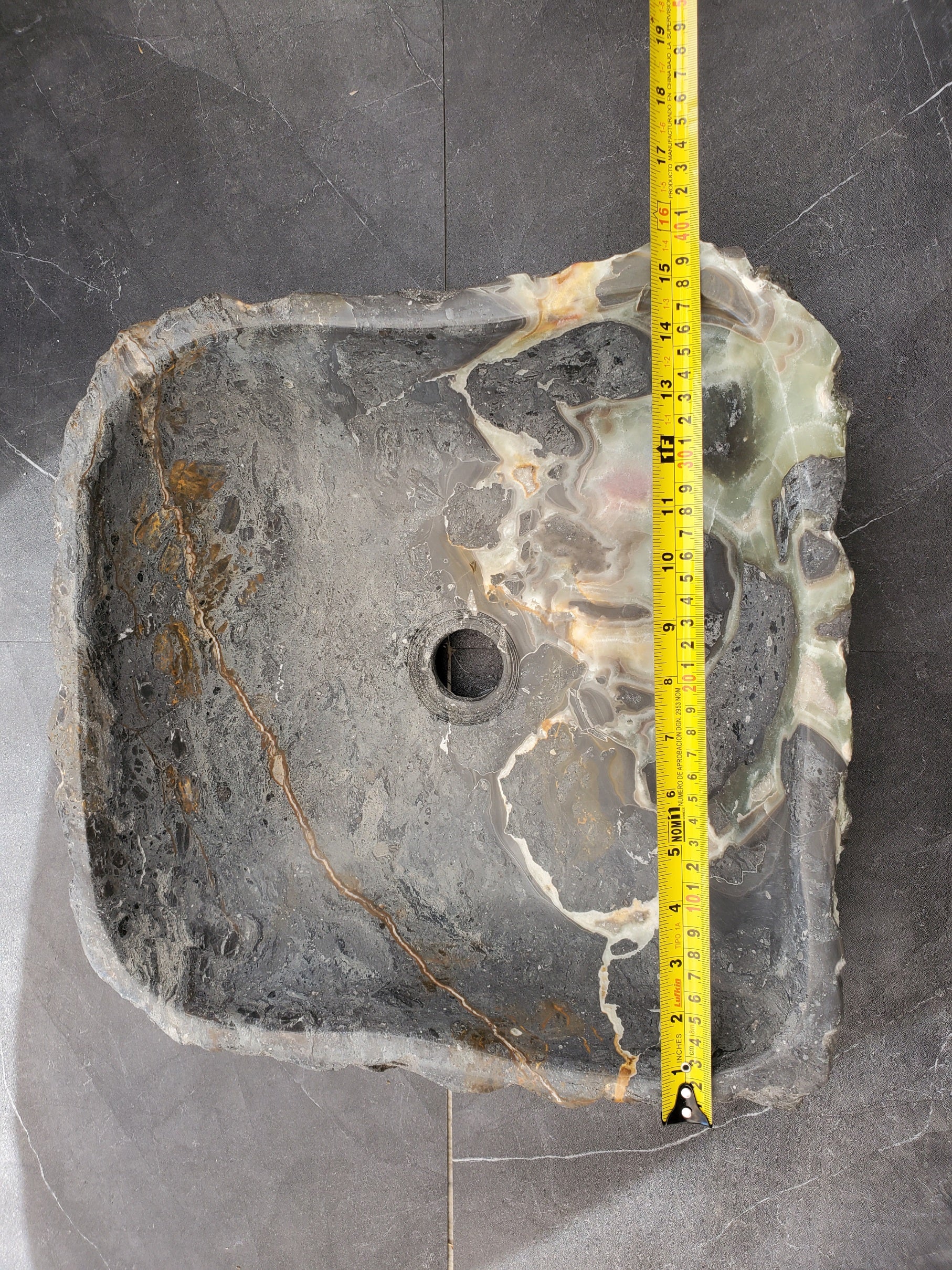 SET3308 Natural Stone Master Bath Set of 2 (Two) Vessel Sinks