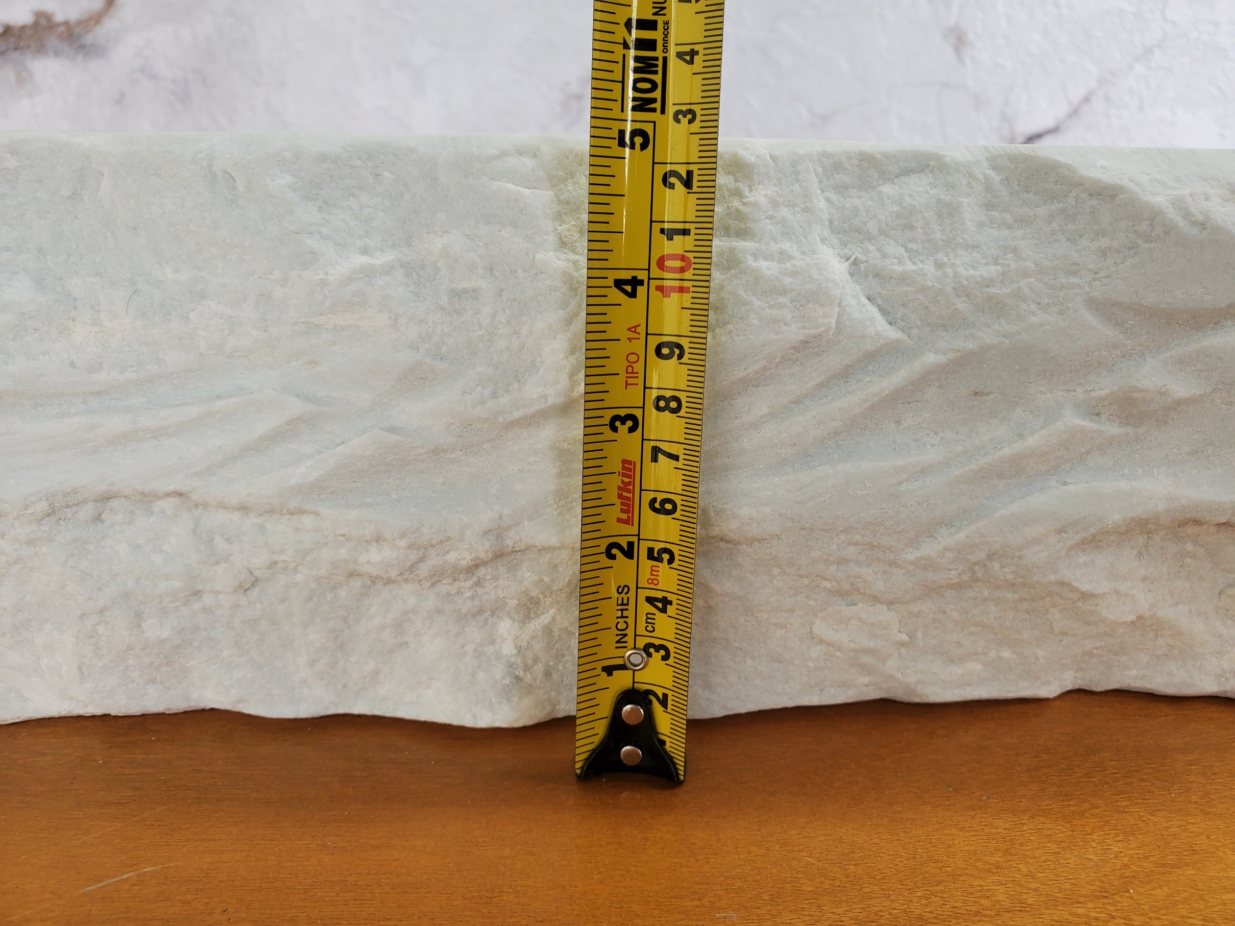 S35_13 White Marble Vessel Sink, Natural Stone Vanity Basin, Polished Bathroom Countertop Sink, Spa Decor 20x12 Inch