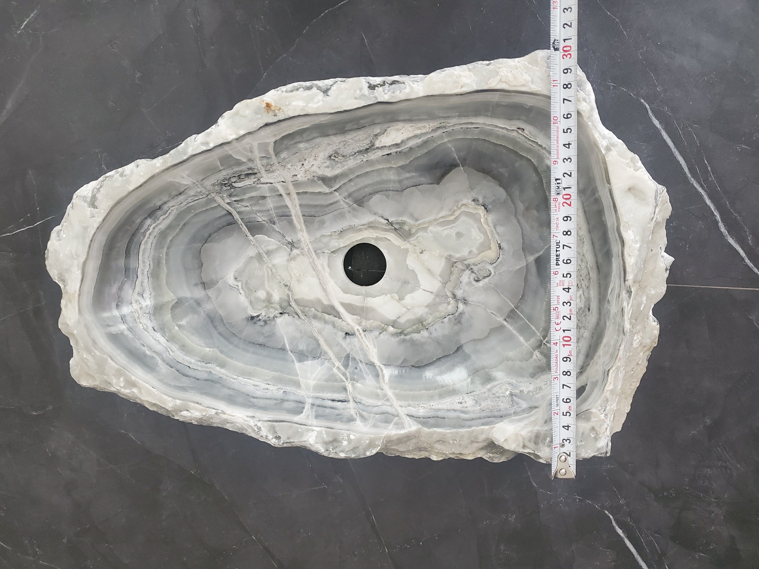 S27_23 Marble Stone Bathroom Vessel Sink