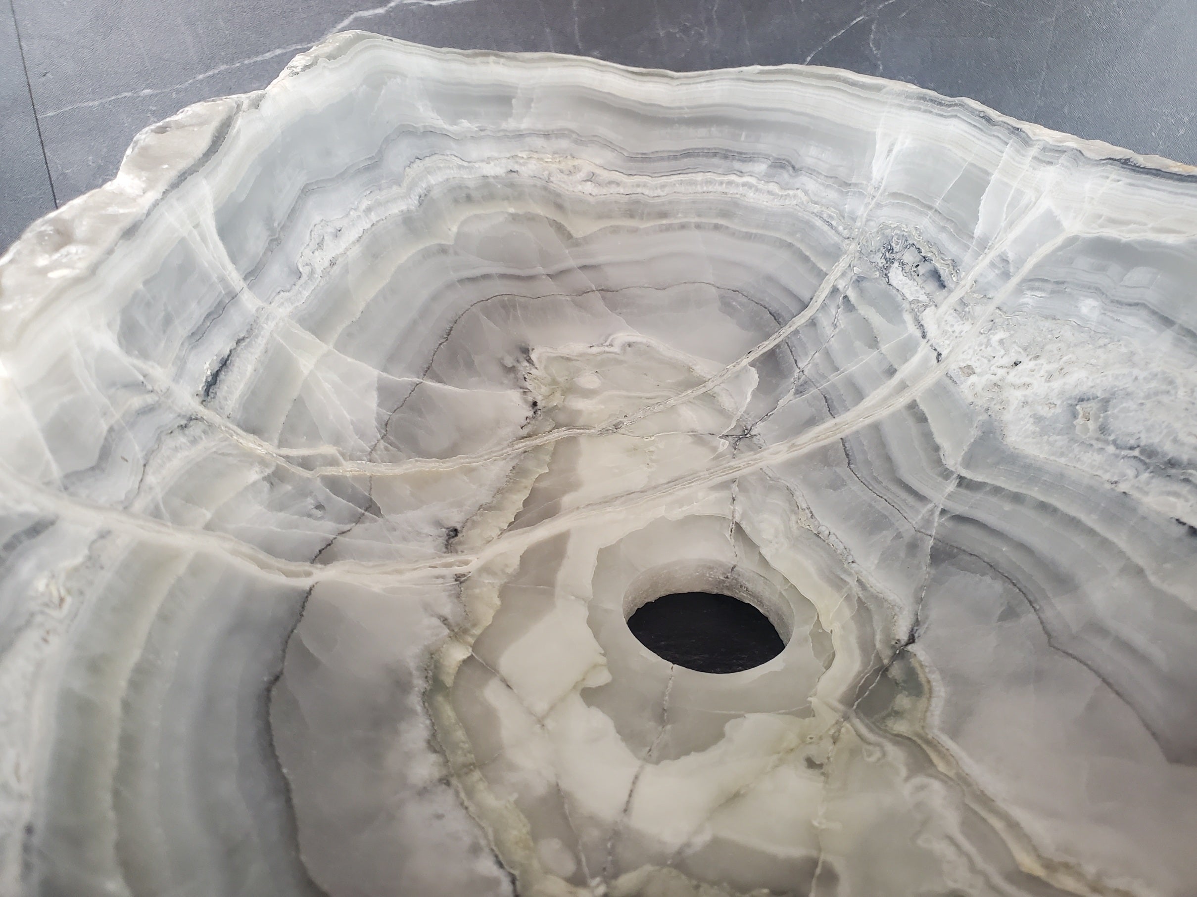 S27_23 Marble Stone Bathroom Vessel Sink