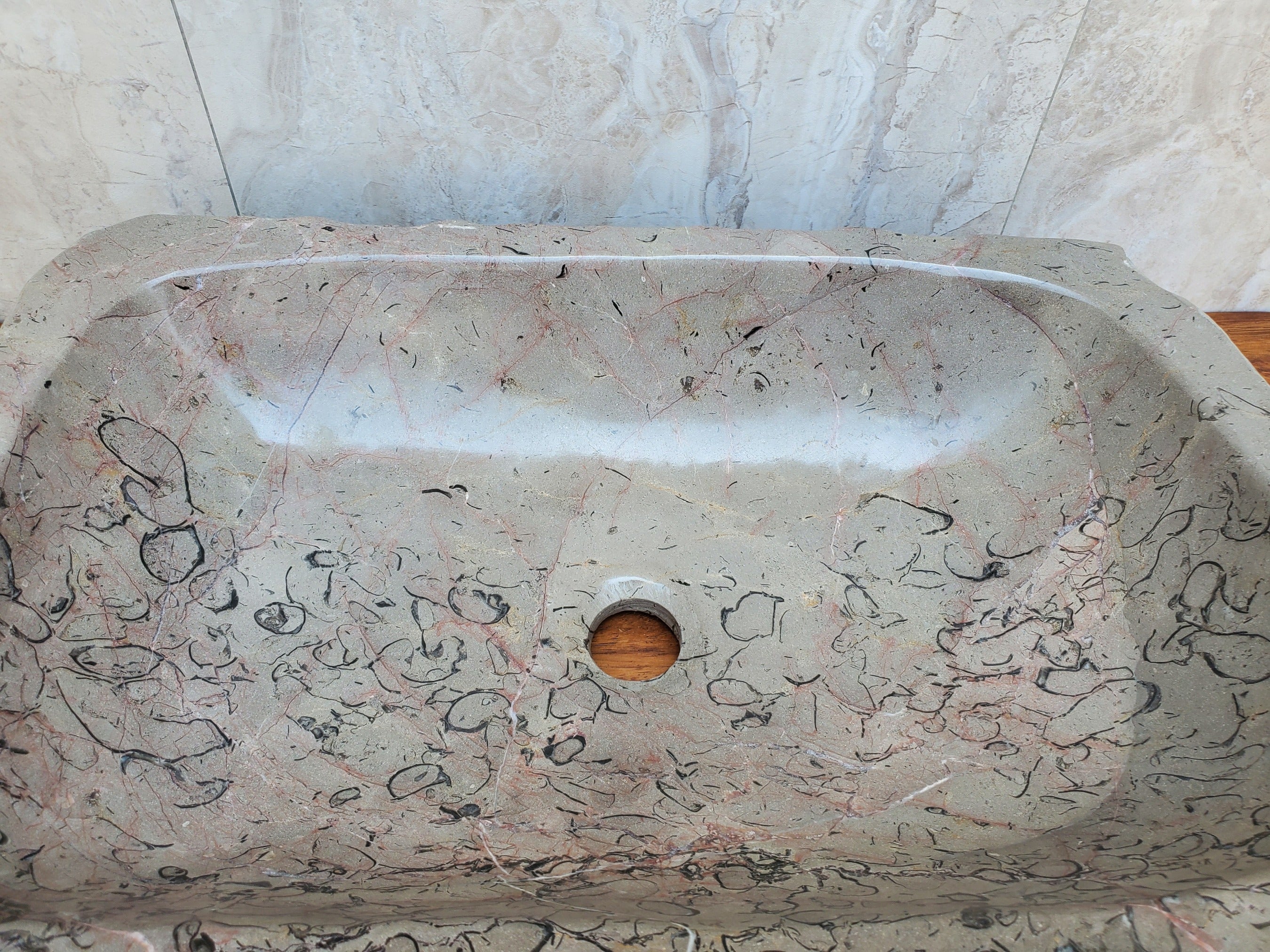 Warm Gray Marble Stone Vessel Sink Marble Sinks Marble Sinks Sinks