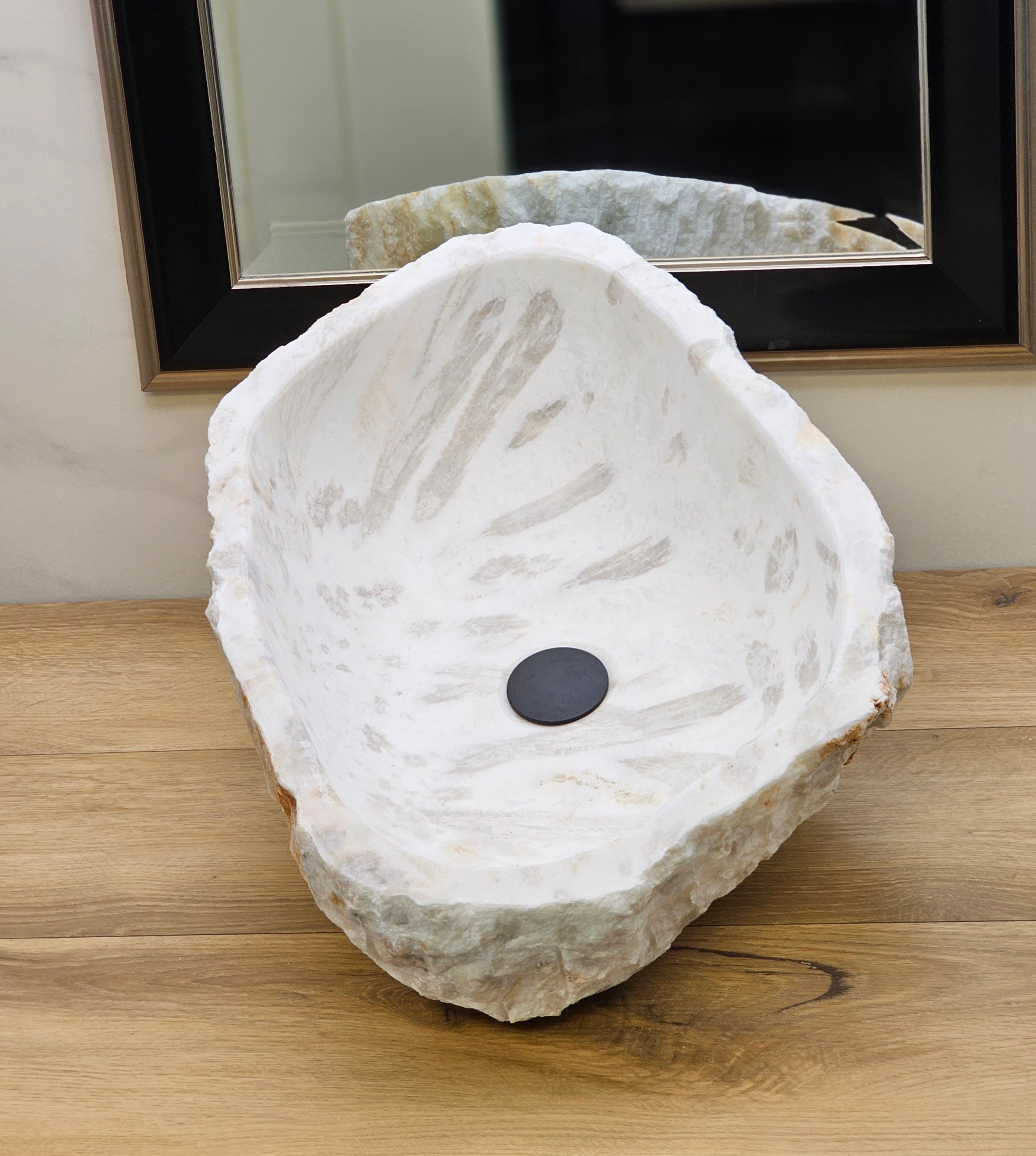 White and Gray Onyx Vessel Bathroom Sink Onyx Sinks Onyx Sinks Sinks