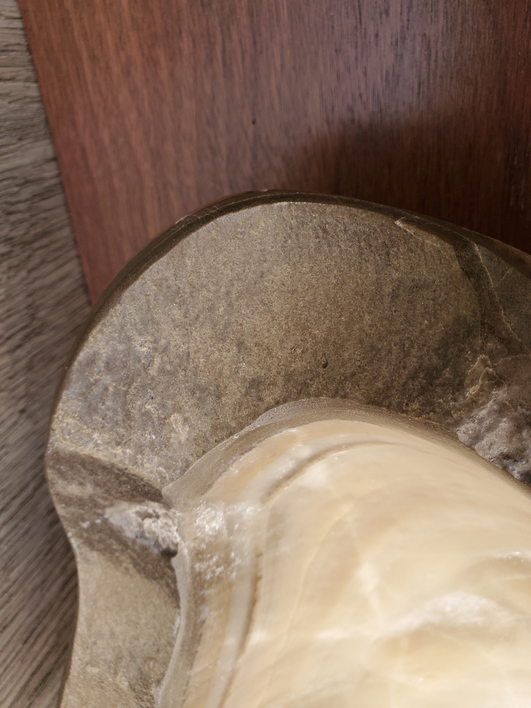 S23_11 Onyx Stone Vessel Bathroom Sink - 18.5 x 12 inch