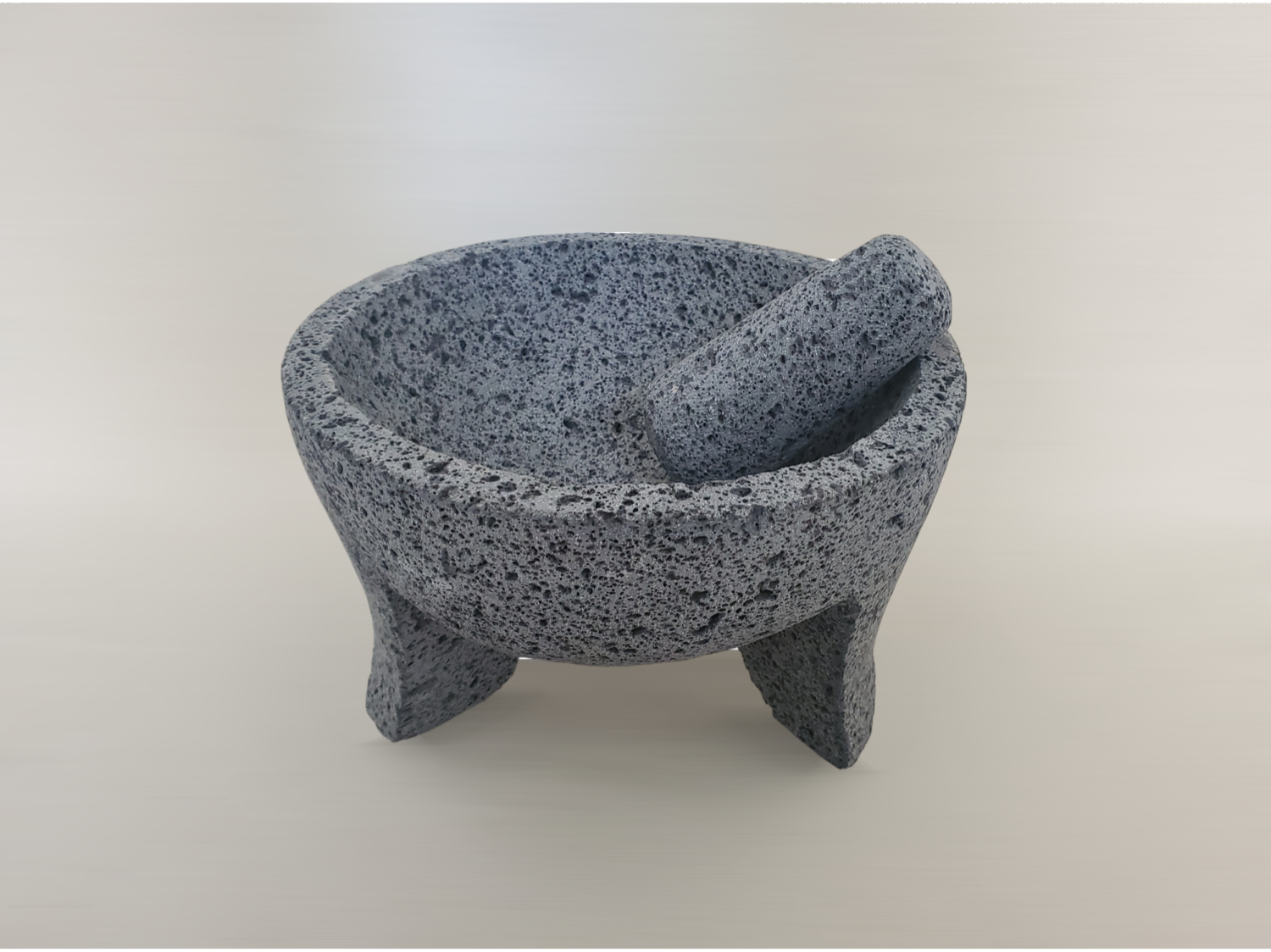 Round About Molcajete - Lava Stone - 10 Inch Molcajete Accessories Kitchen & Dining Molcajete